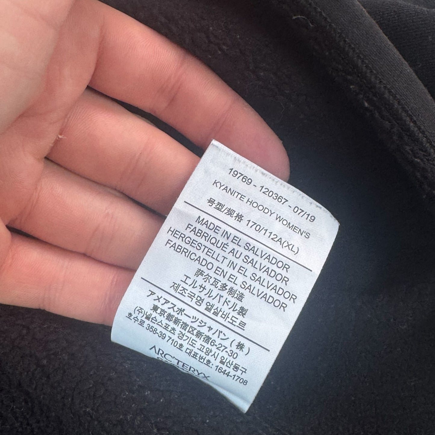 Arc'teryx Kyanite Hooded Fleece Women's XL RRP £180