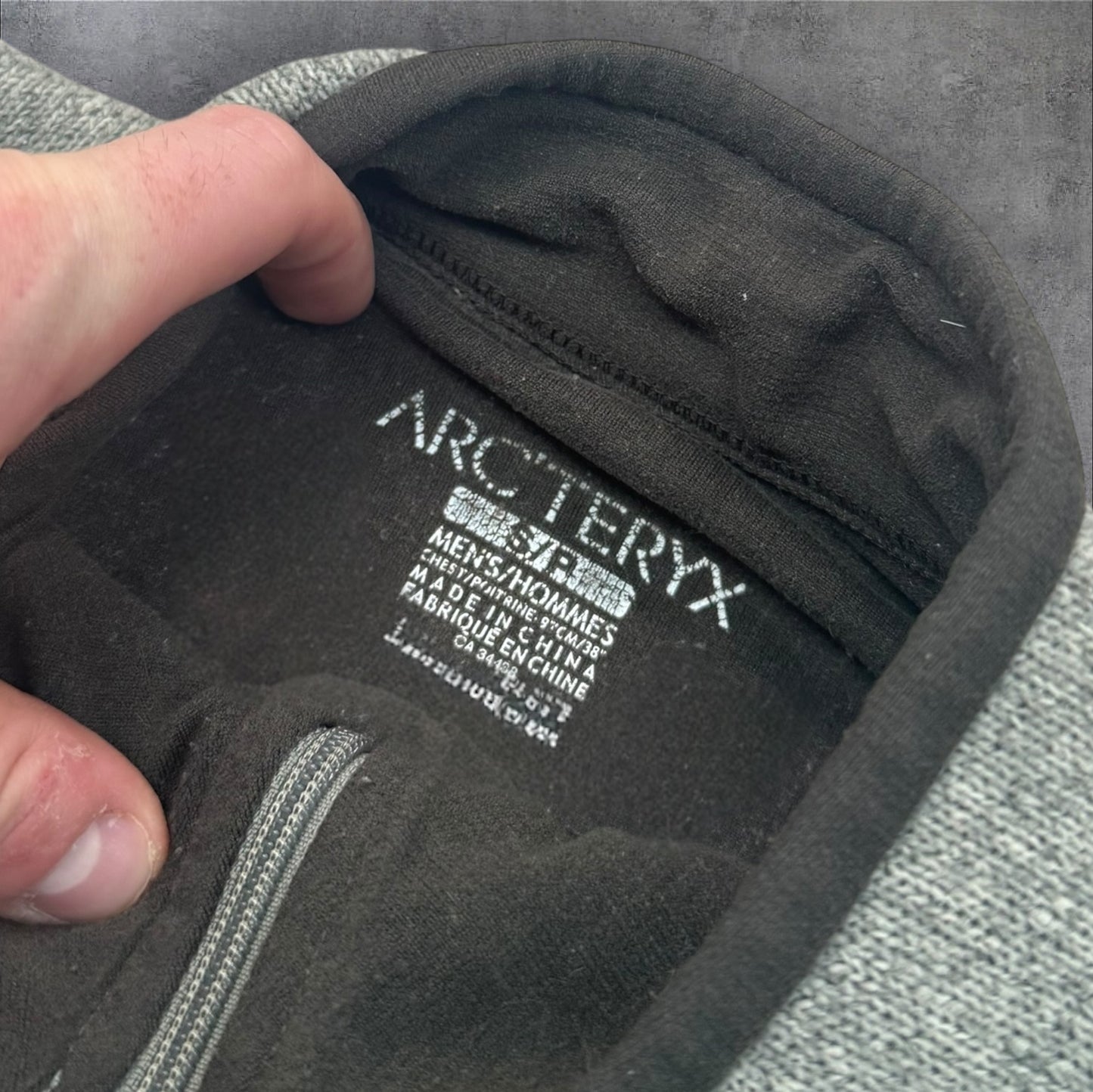 Arc’teryx Covert Fleece Grey Size Small RRP £160+