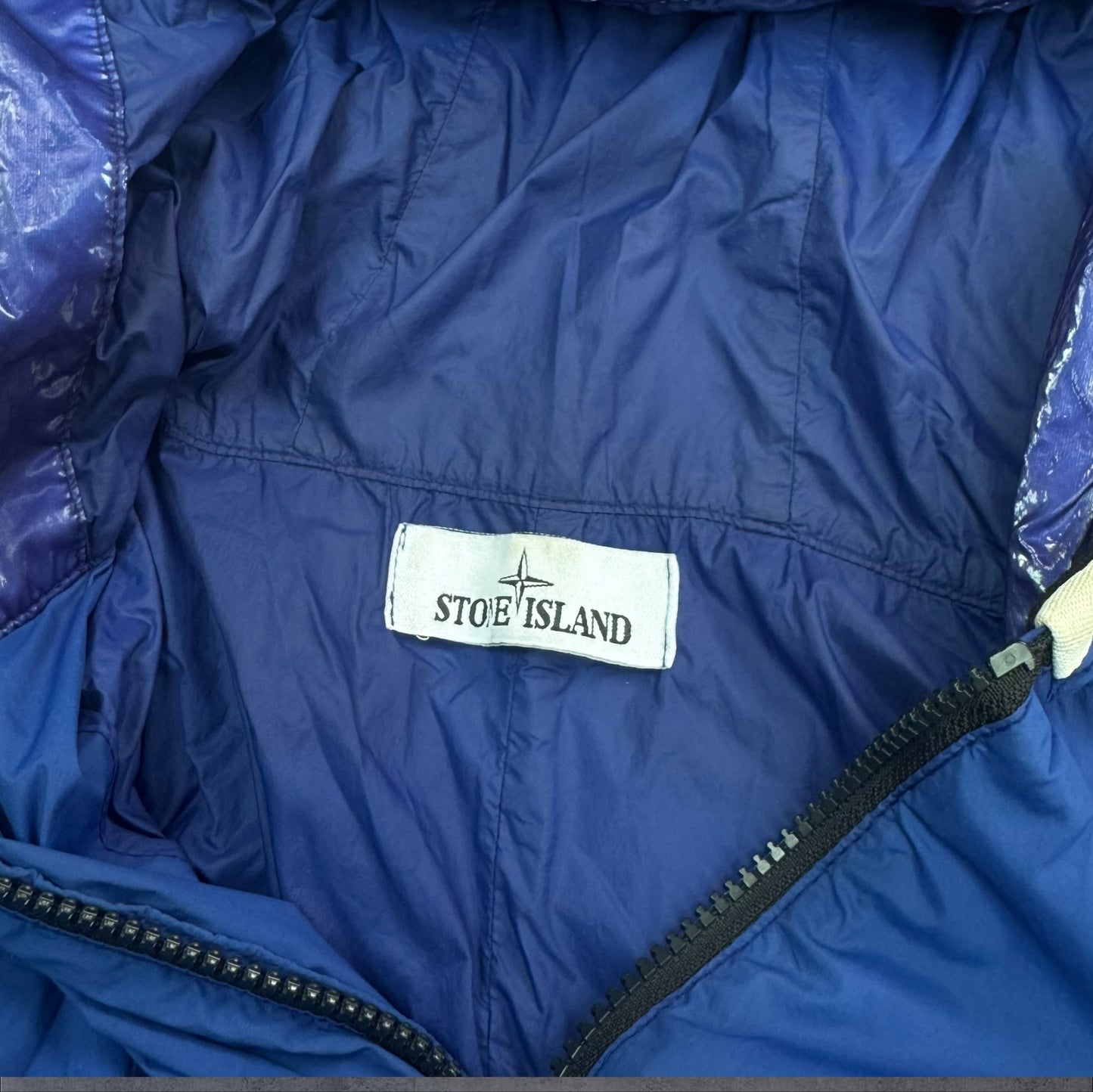 Stone Island Skin Touch Nylon-TC Jacket Royal Blue Size Large RRP £525+