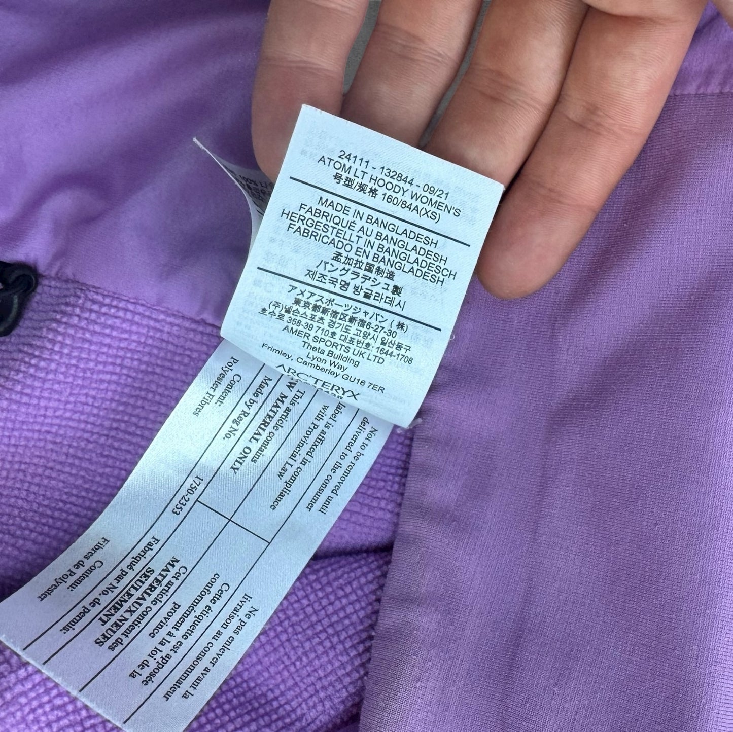 Arc’teryx Atom LT Jacket Women’s XS Pink RRP £320+