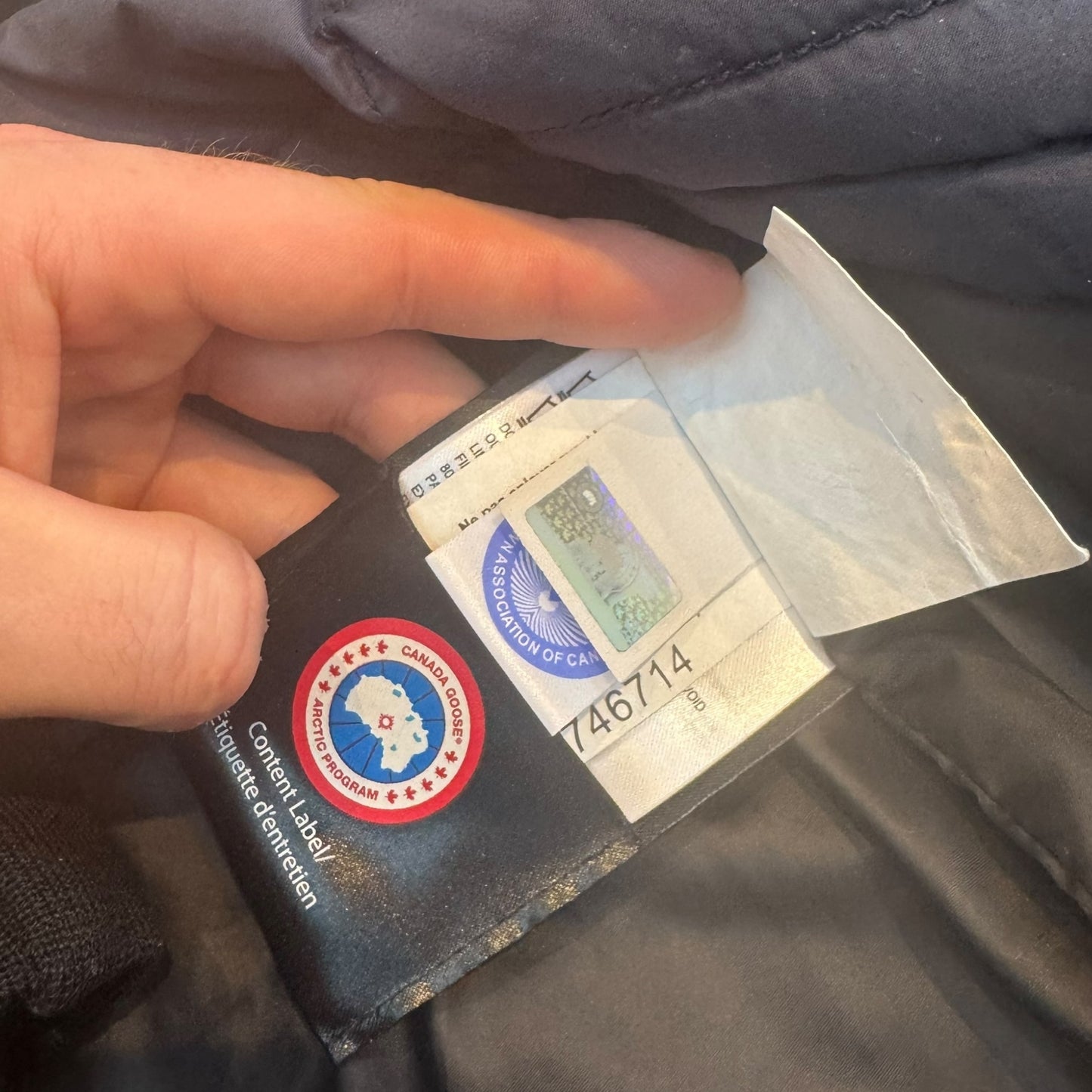Canada Goose Dunham Jacket Navy Size Large RRP £495+