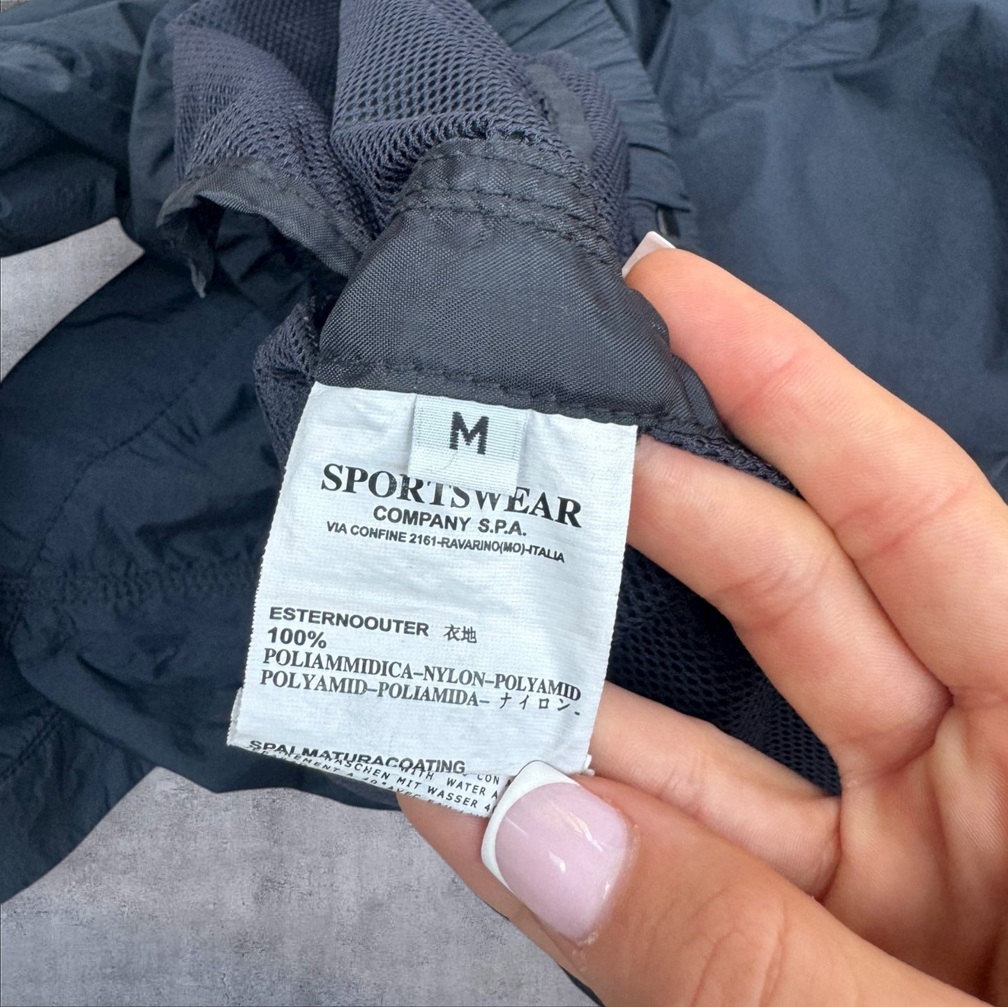 Stone Island Vintage Membrana Jacket Navy Size Medium RRP £400+