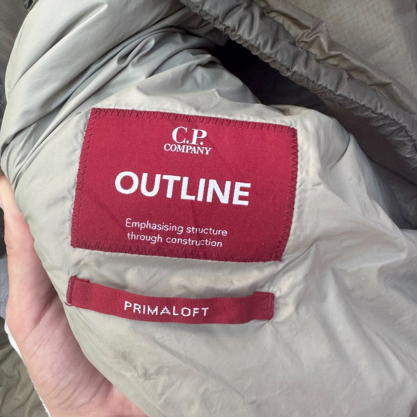 CP Company Outline Jacket Khaki Size Medium RRP £400+