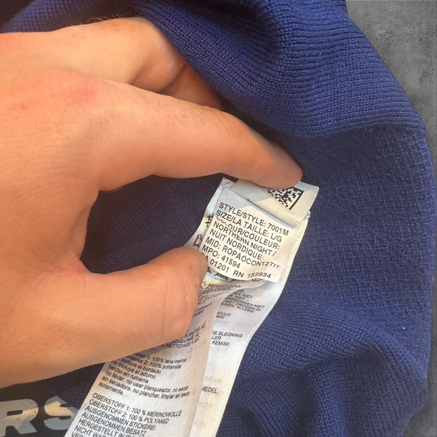 Canada Goose Merino Wool Jumper Royal Blue Size Large RRP £300