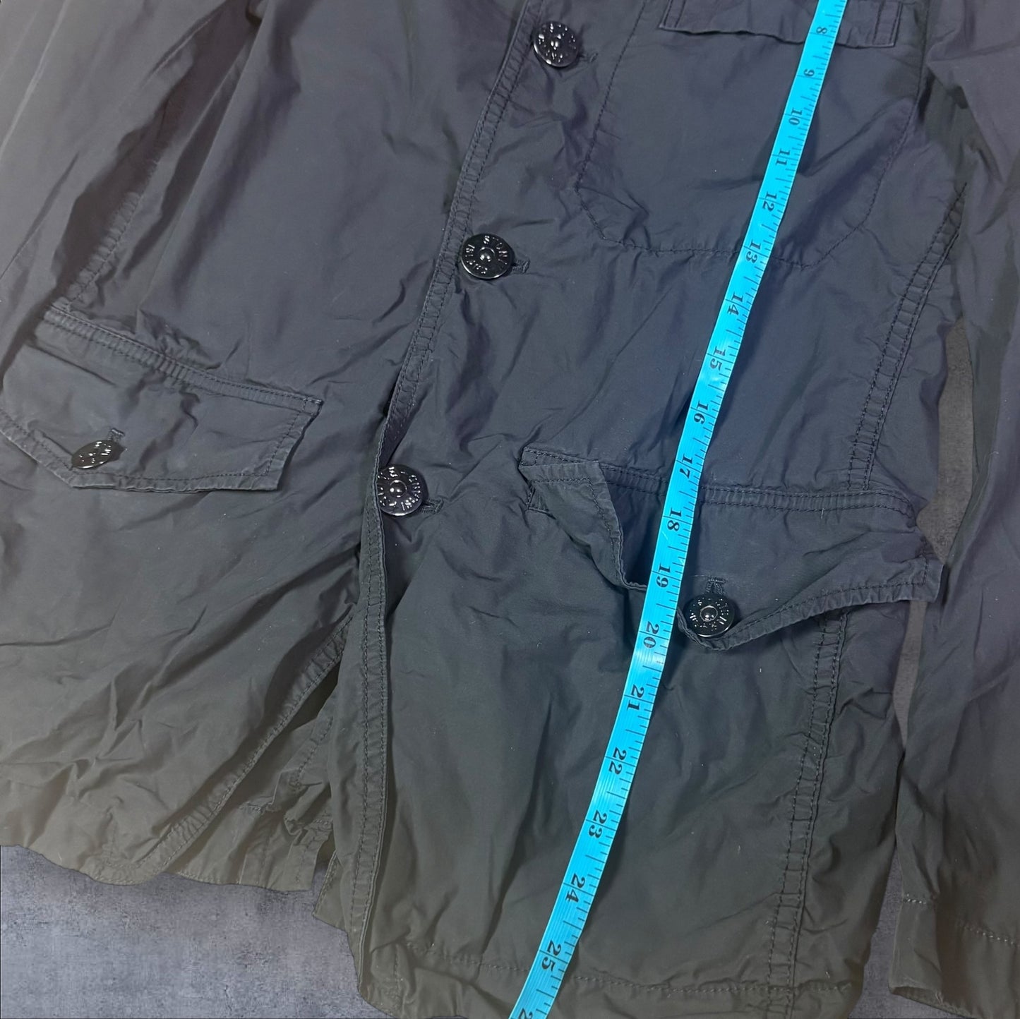 Stone Island Tela Paracadute Overshirt Black Size Small RRP £395