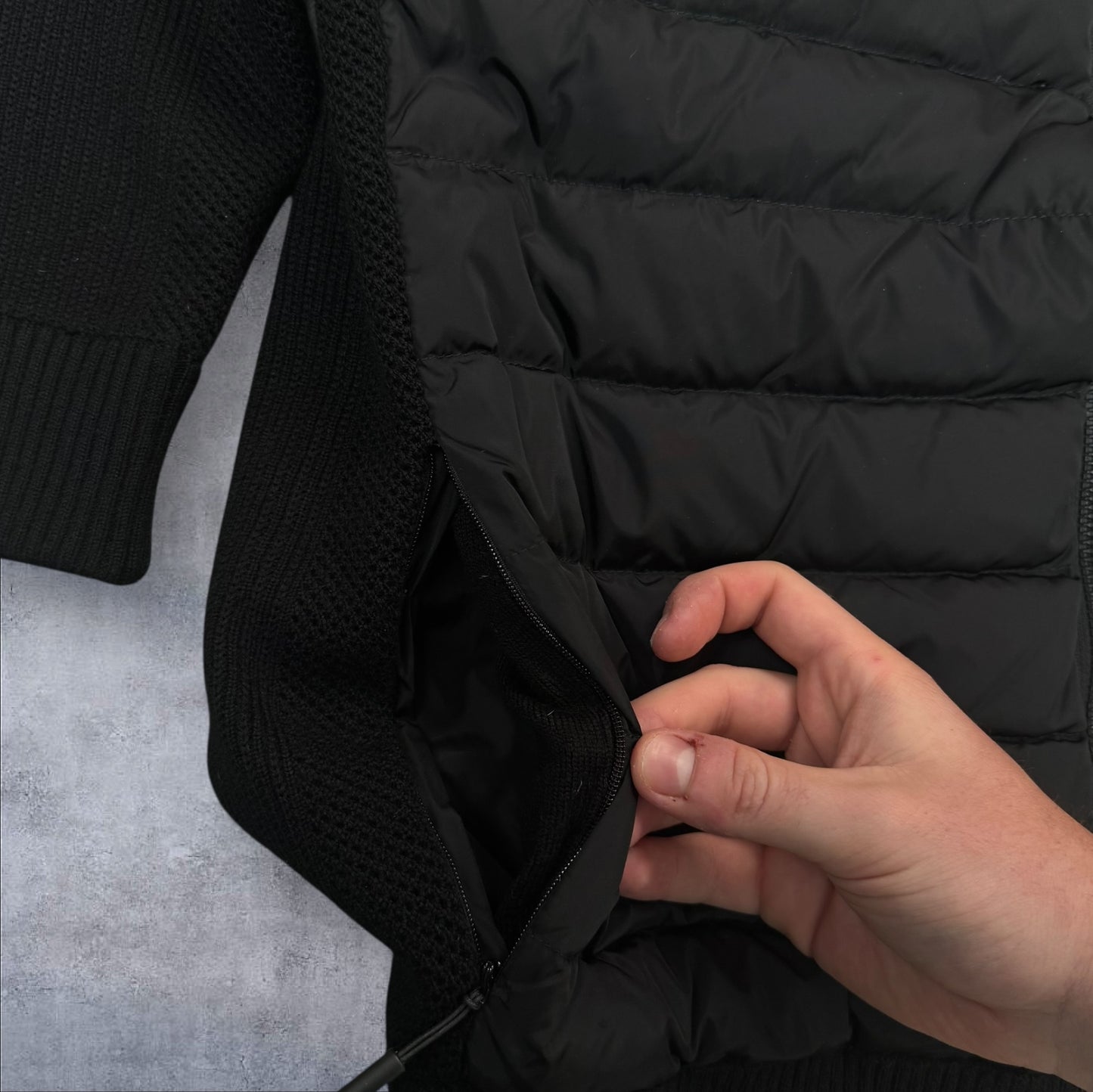 Canada Goose HyBridge Knit Jacket Men’s Medium Black RRP £650+
