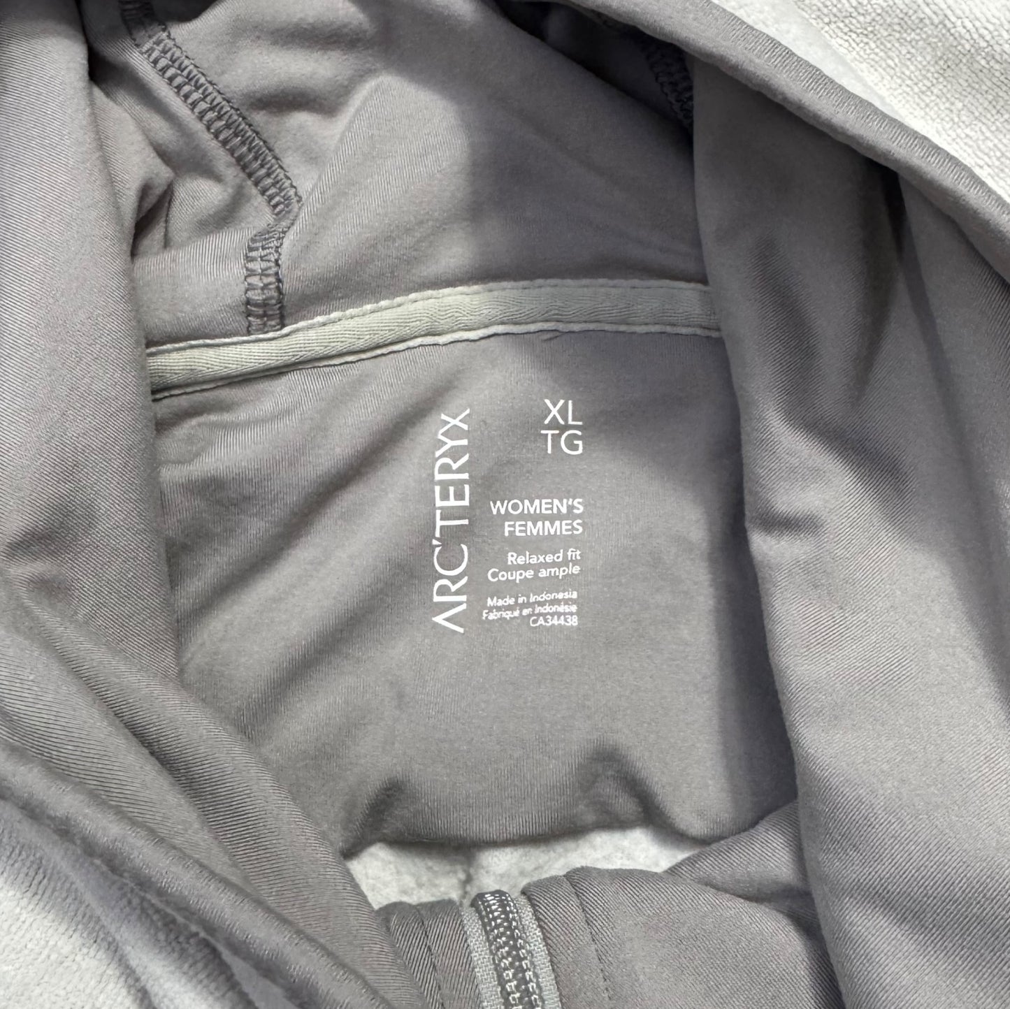 Arcteryx Womens Hooded Fleece XL Cream RRP £180