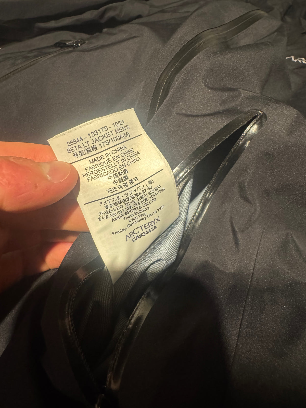 Arc'teryx Beta LT Gore-Tex Jacket Men's Medium RRP £550