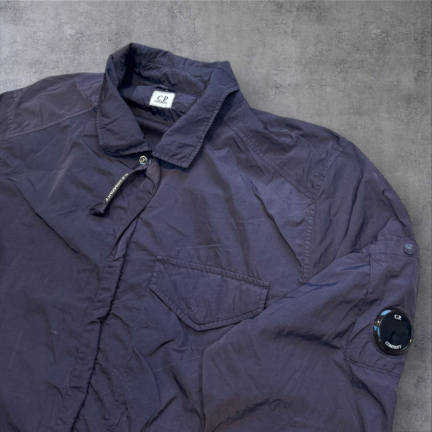 C.P. Company Chrome Overshirt Navy Size XL RRP £450+