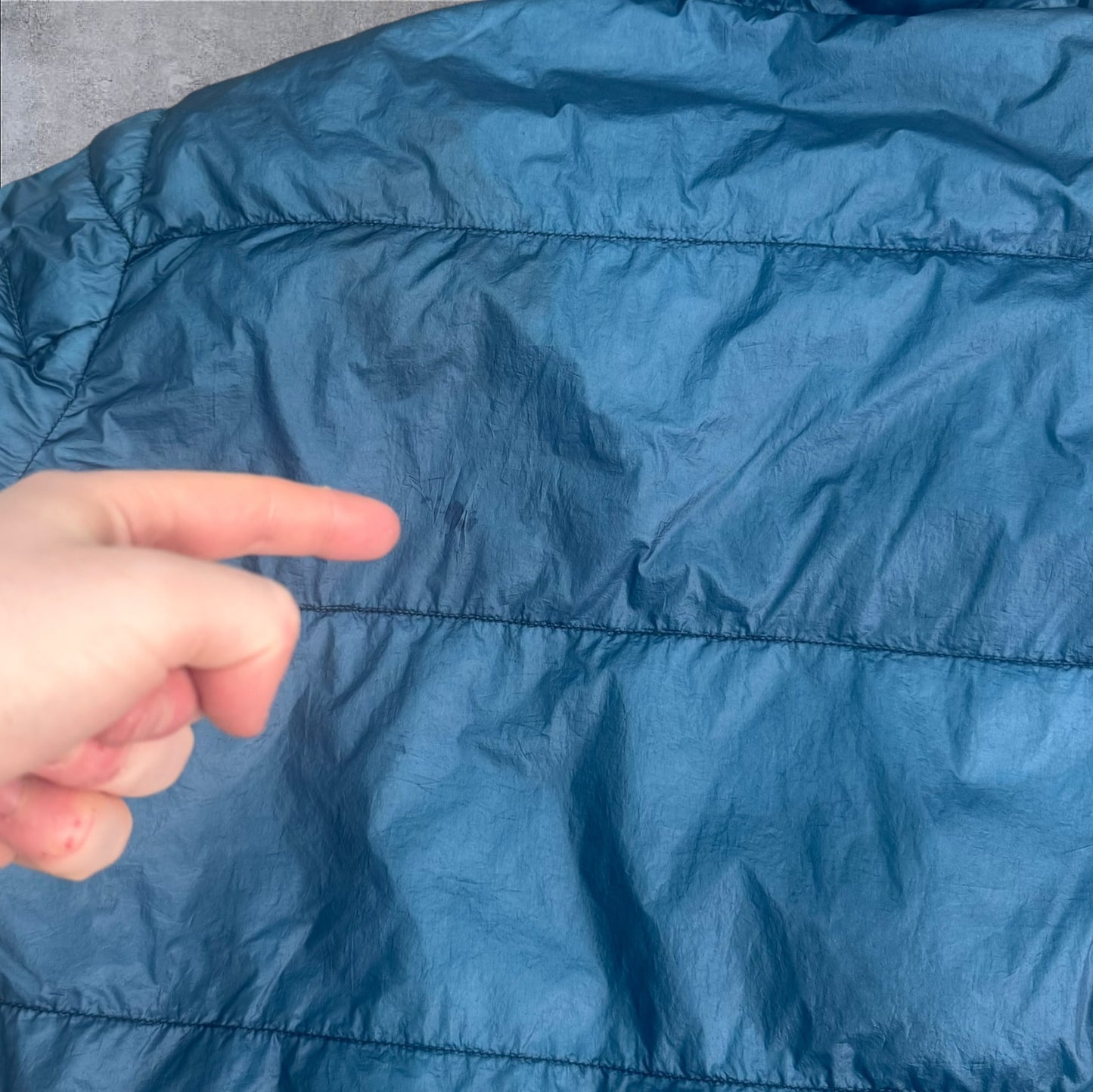 Stone Island Garment Dyed Down Jacket Large RRP £650