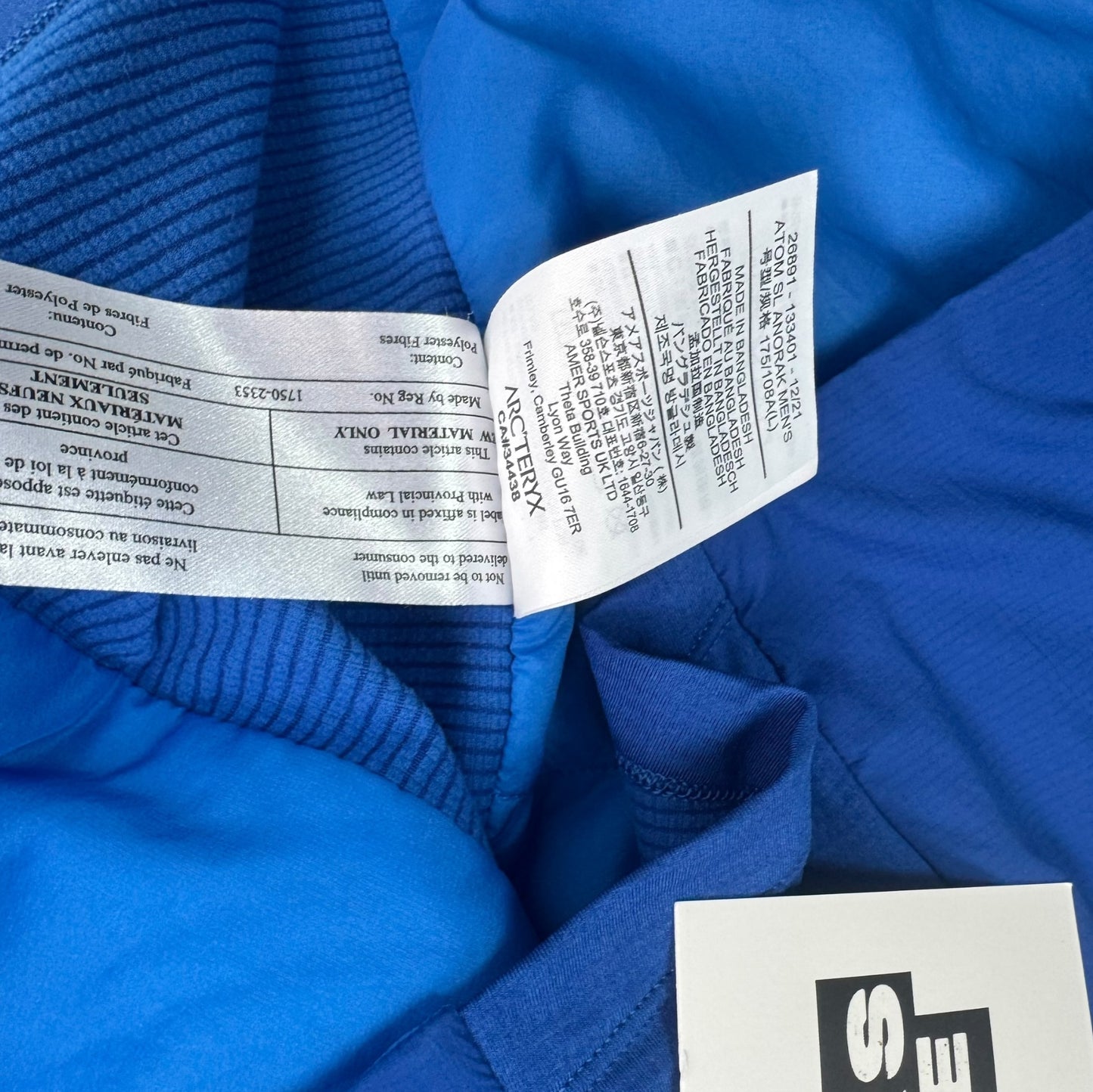 Arc’teryx Atom SL Pullover Men’s Large Blue RRP £220+