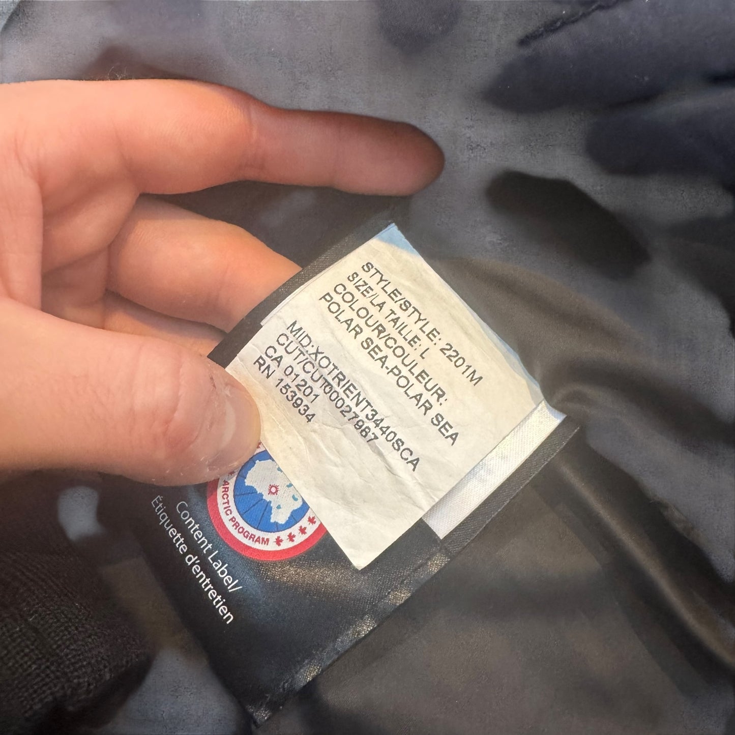 Canada Goose Dunham Jacket Navy Size Large RRP £495+