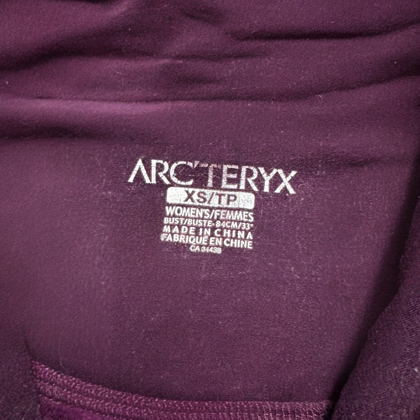 Arcteryx Womens XS Fleece Pink RRP £150