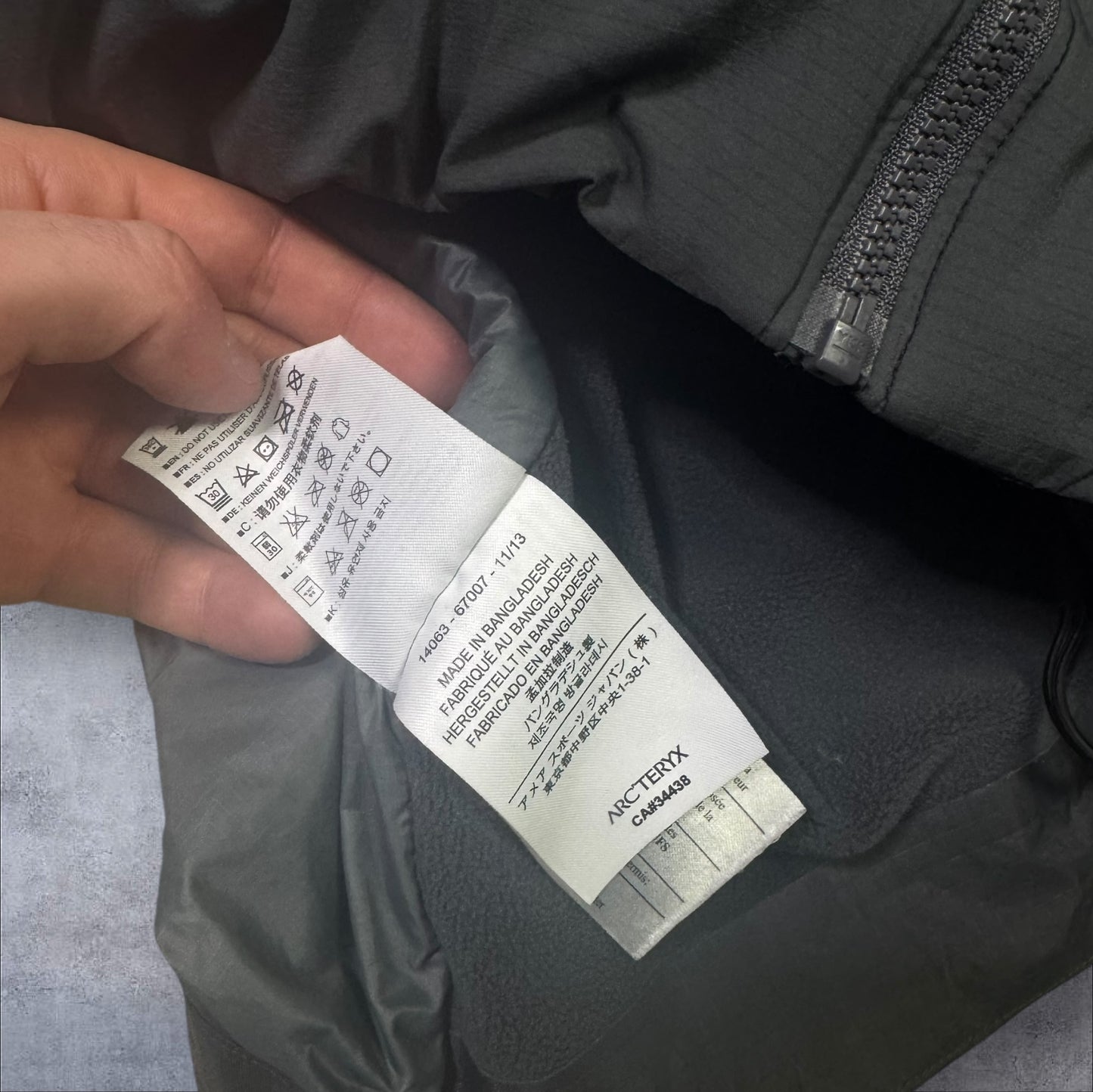 Arcteryx LEAF Atom LT Wolf Grey XL RRP £360