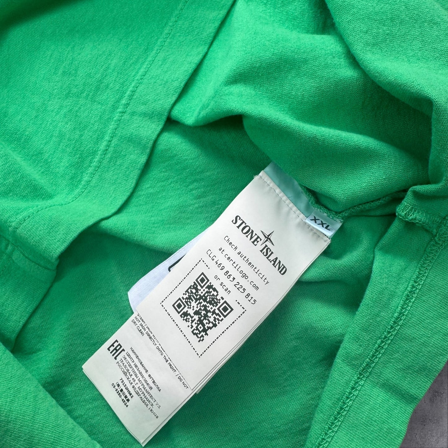 Stone Island Logo T-Shirt Mint Green Size XXL RRP £175+