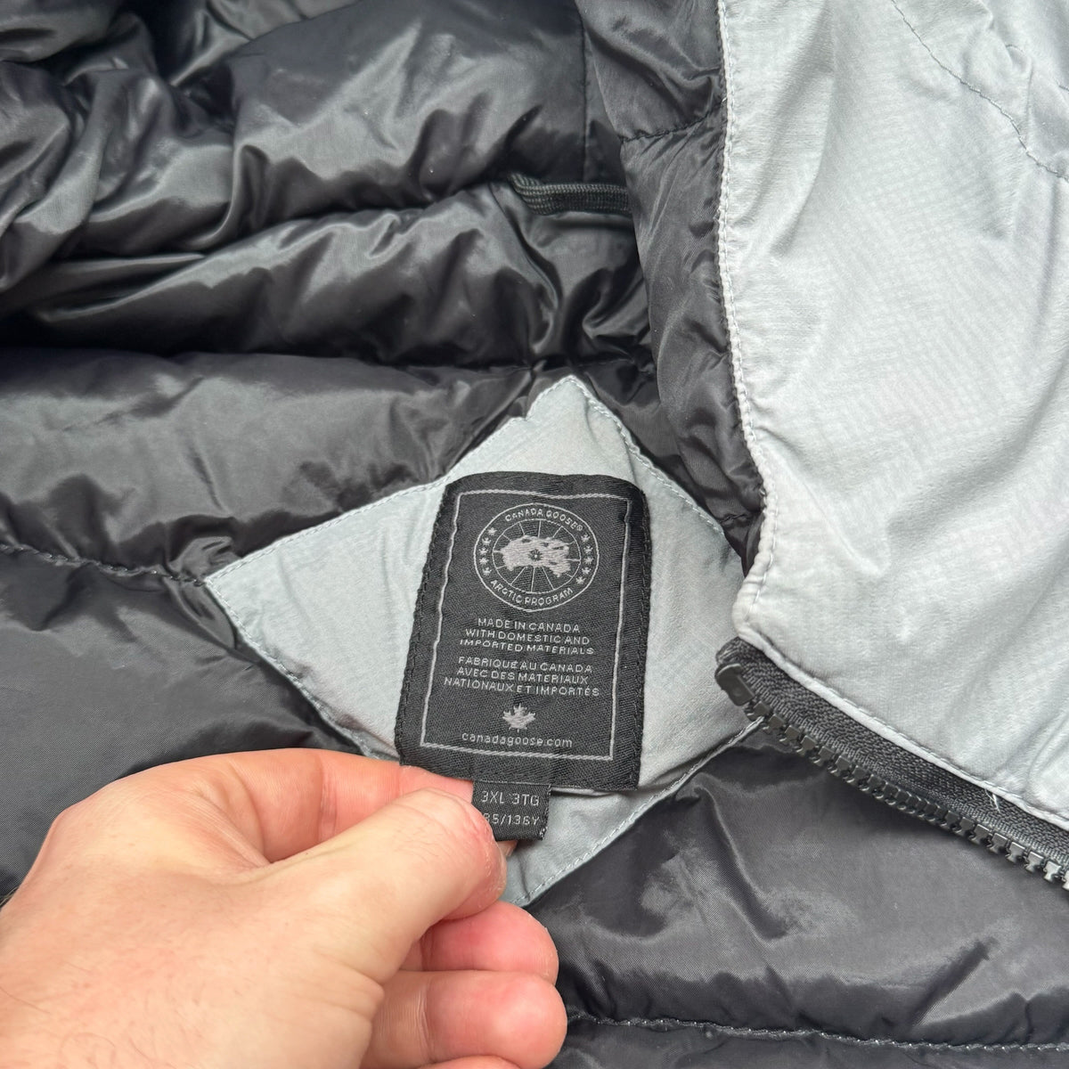 Canada Goose Lodge Hooded Jacket 3XL Boulder Grey RRP £595