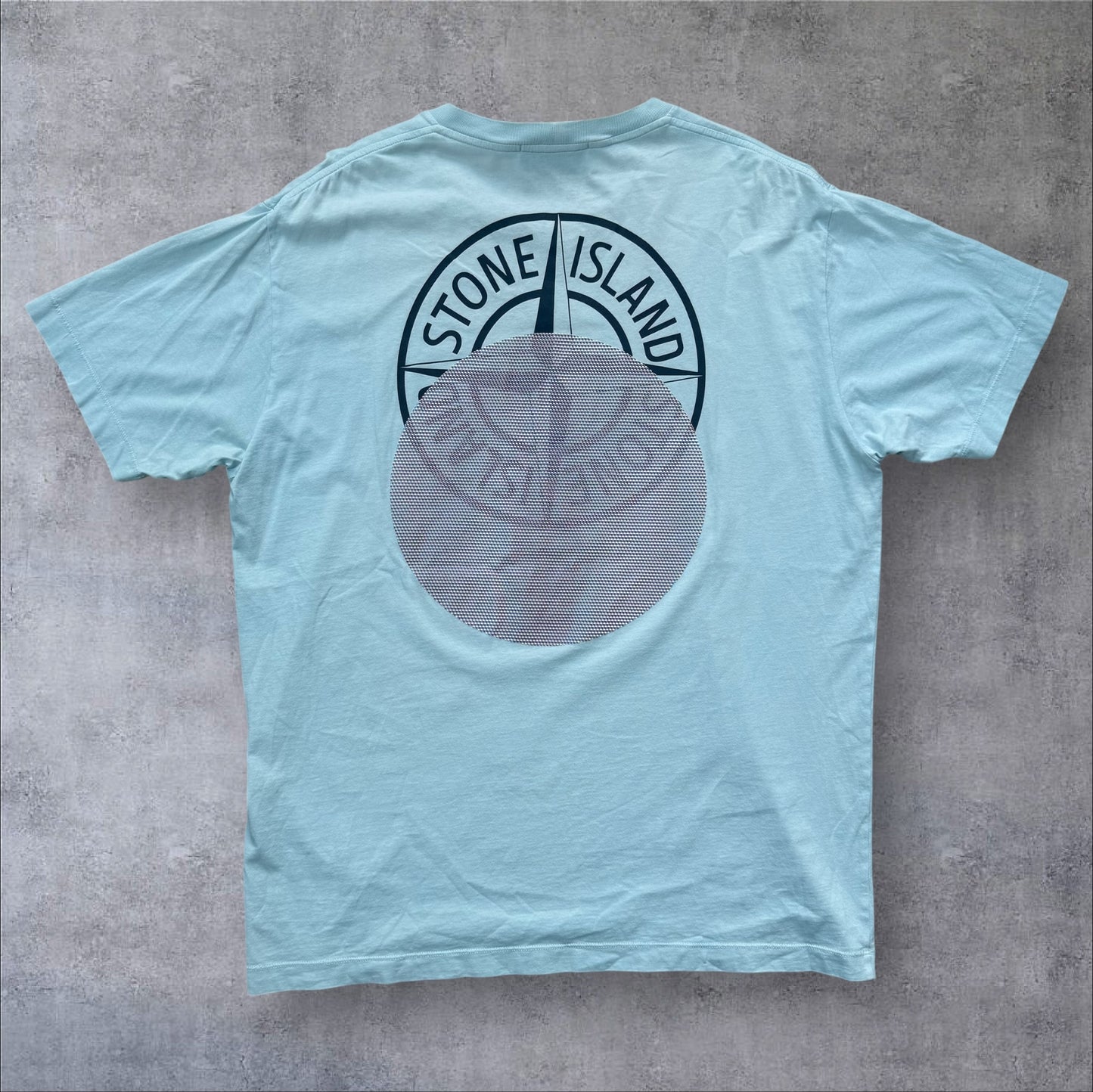 Stone Island Graphic T-Shirt XXL Blue RRP £205