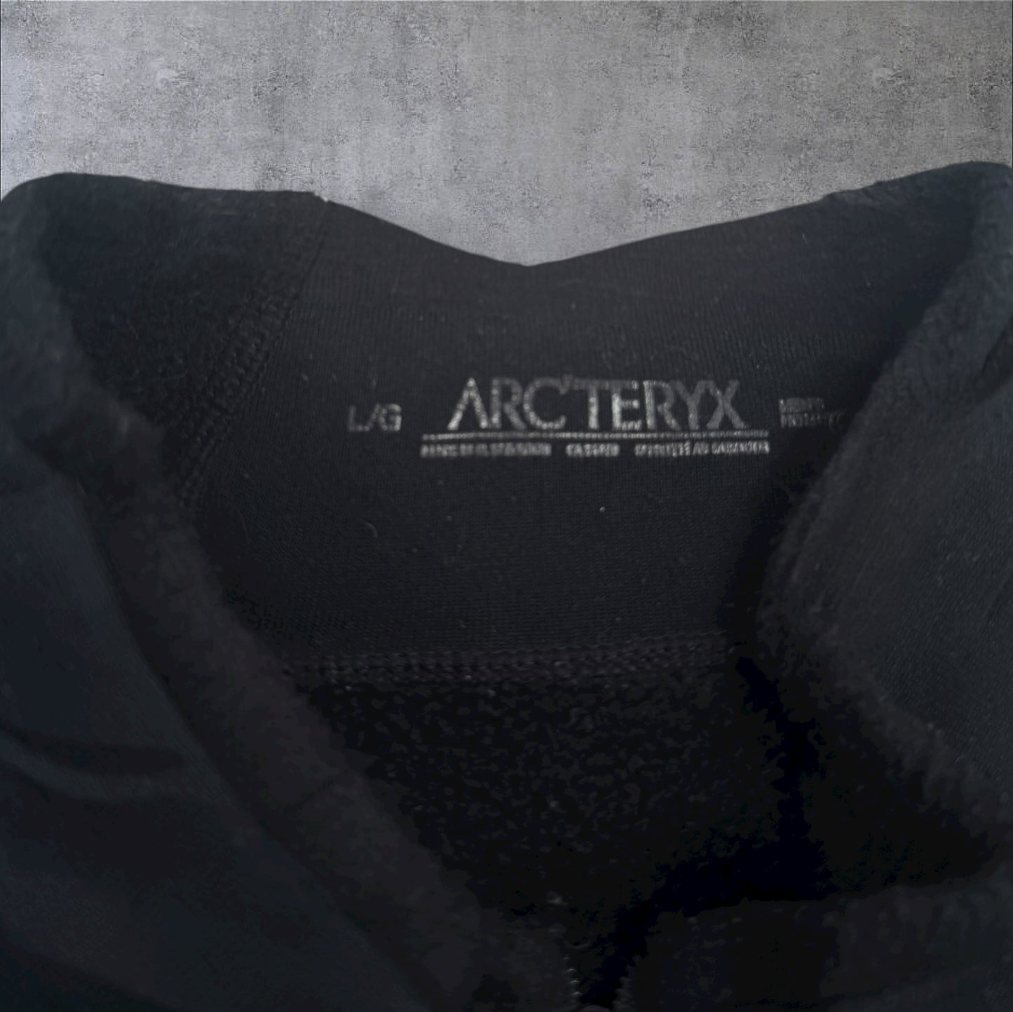 Arc’teryx Kyanite Fleece Black Reflective Logo Size Large RRP £200+