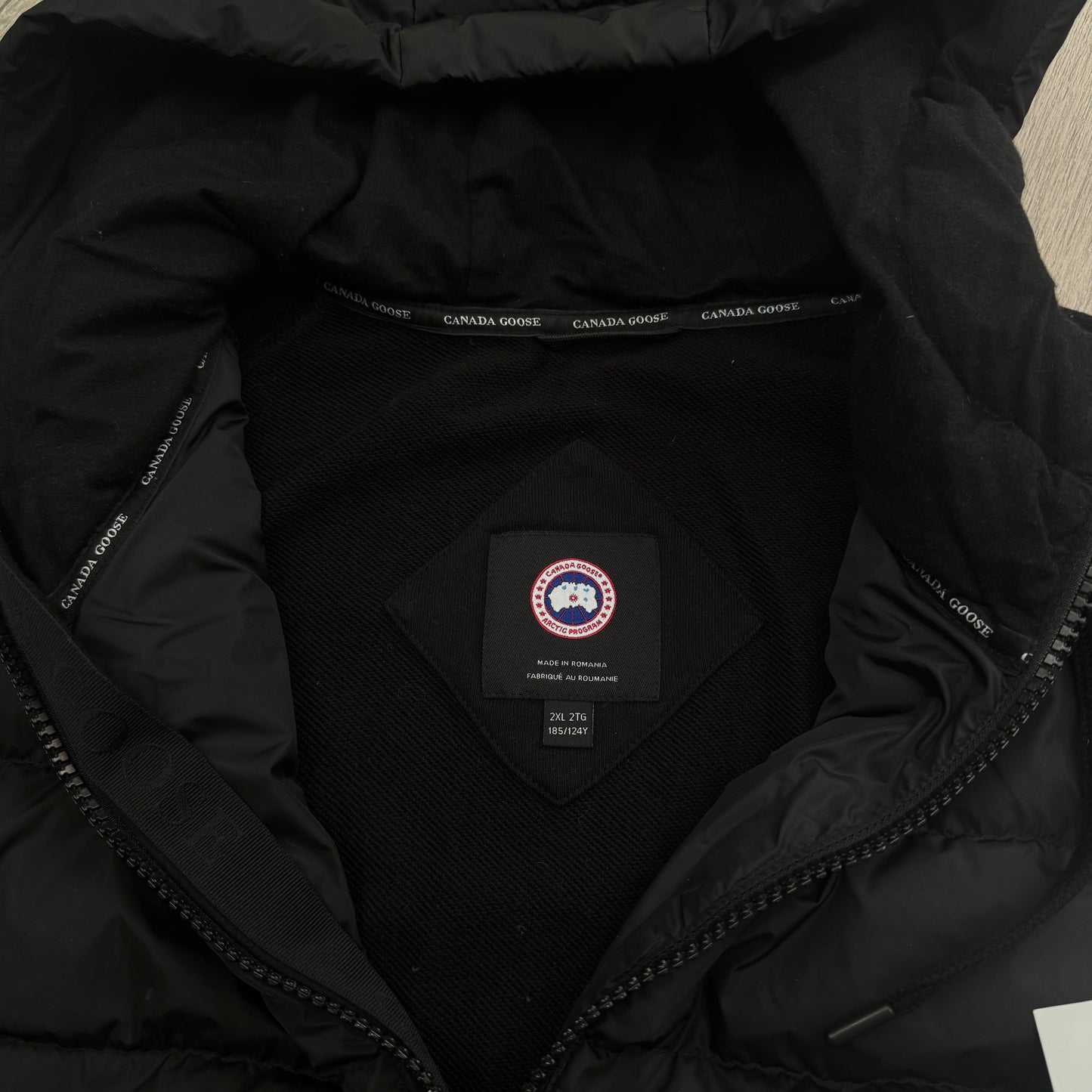 Canada Goose HyBridge Huron Hoodie Black Size XXL RRP £650+