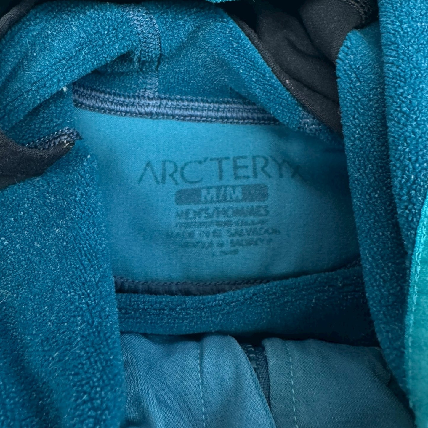 Arc’teryx Balaclava Hooded Fleece Blue Reflective Logo Size Medium RRP £200+