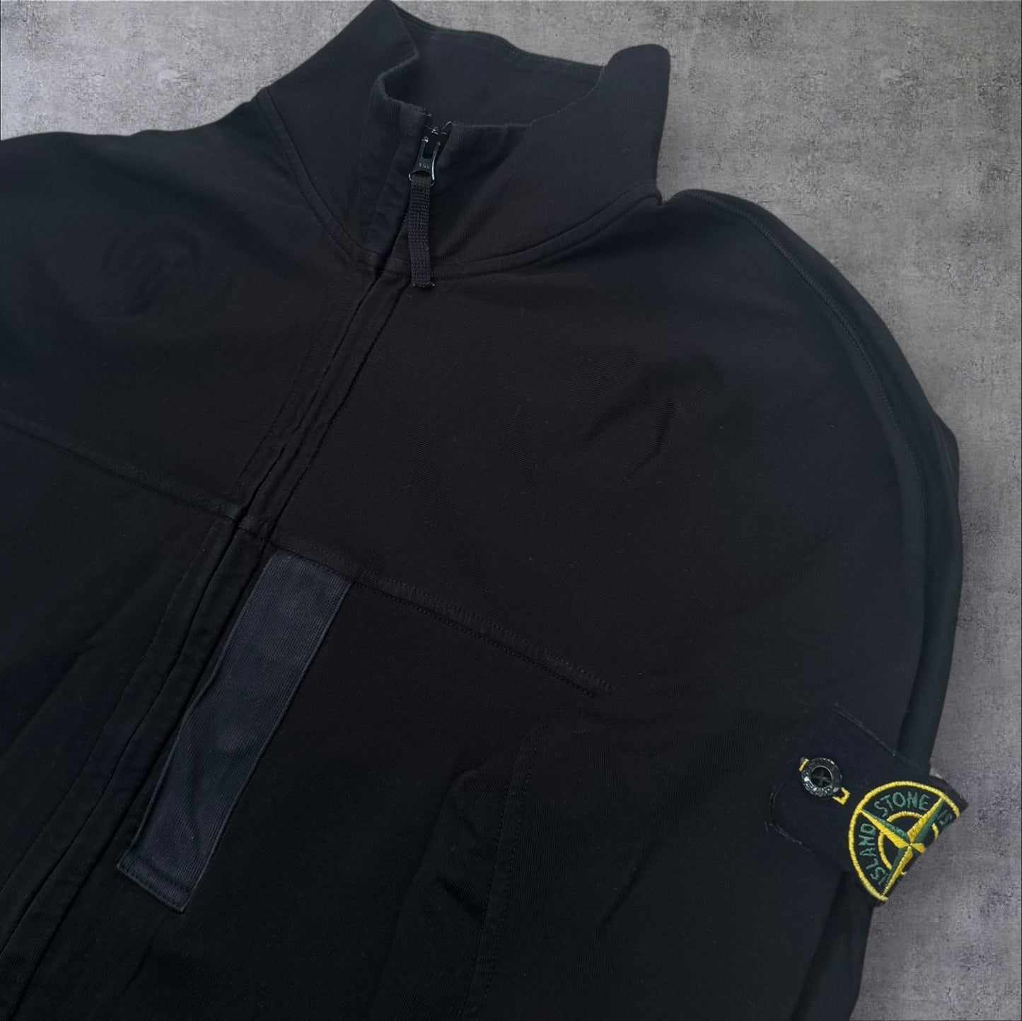 Stone Island Smart Full Zip Jumper Black Size Large RRP £400+