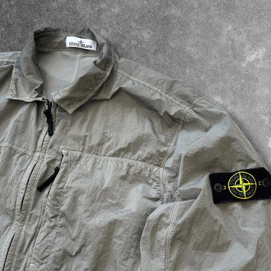 Stone Island overshirt close up