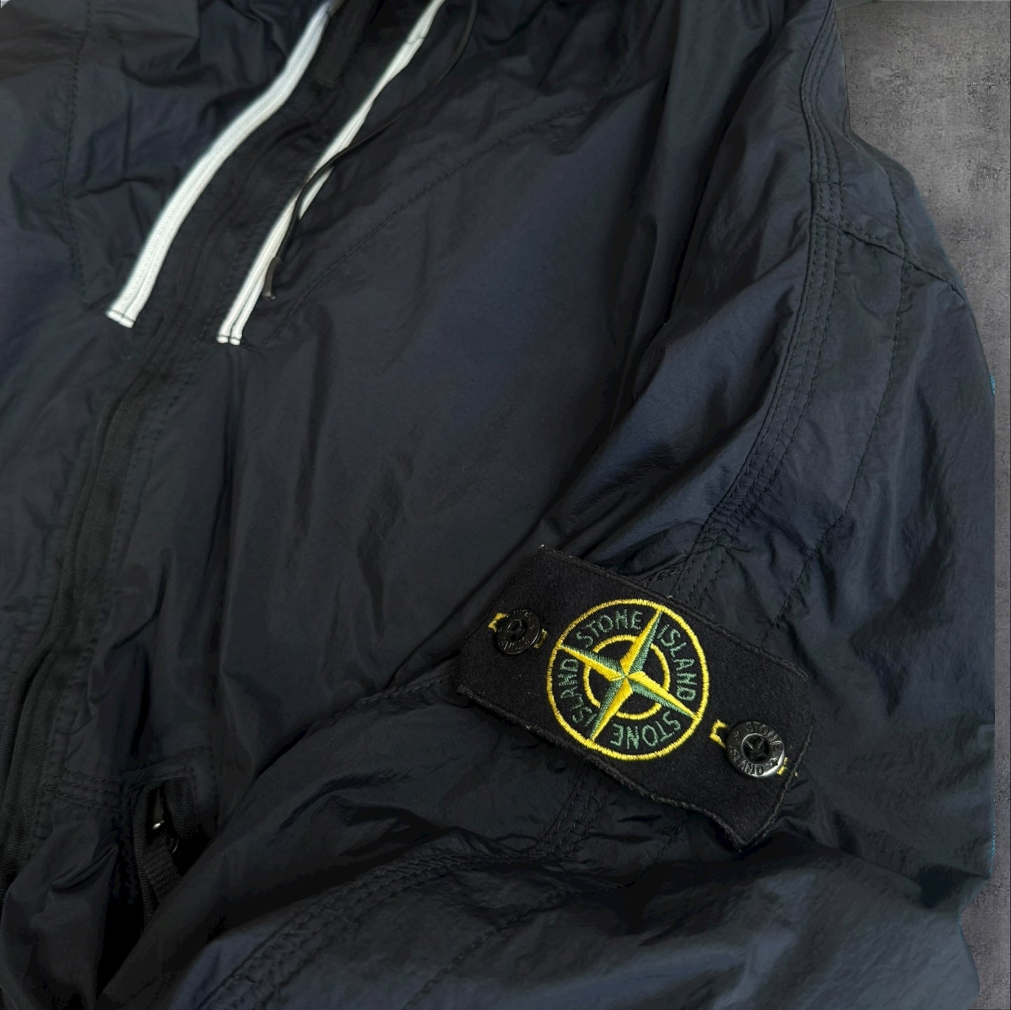 Stone Island Vintage Membrana Jacket Navy Size Medium RRP £400+
