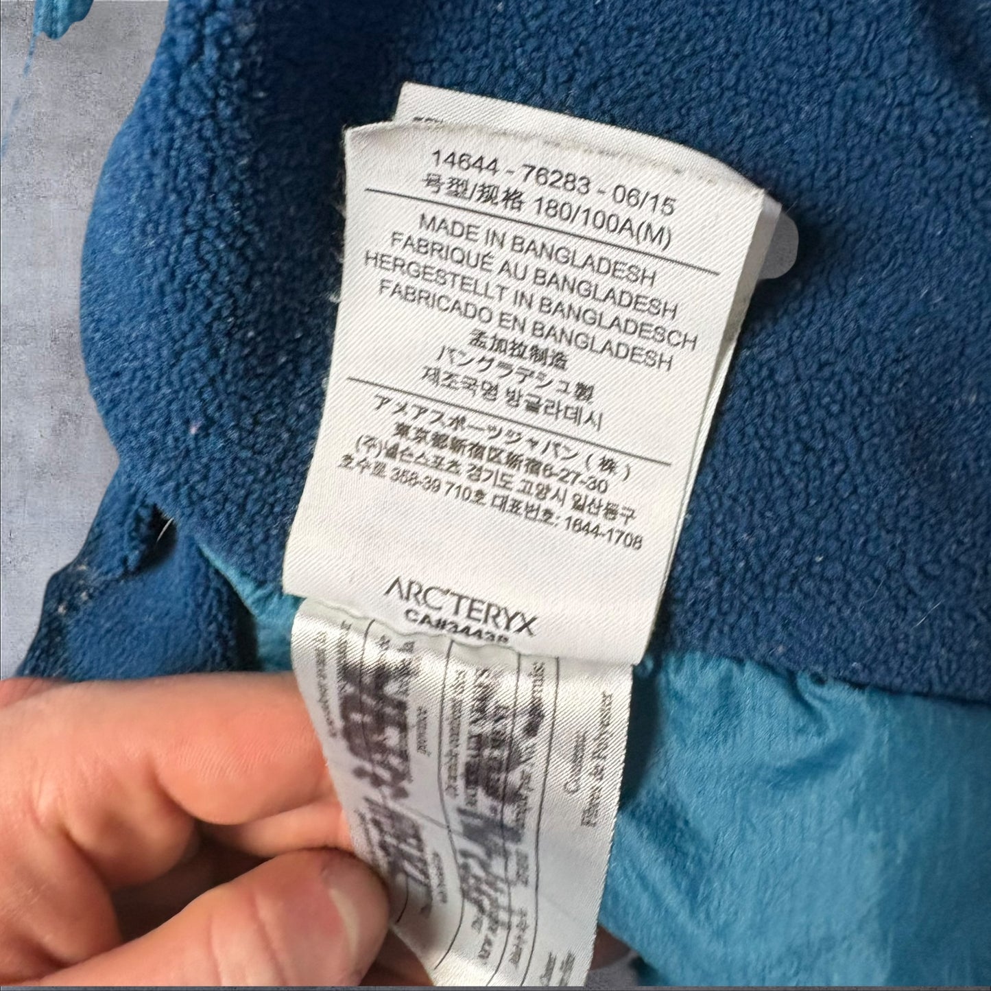 Arcteryx Atom LT Jacket Blue Men’s Size Medium RRP £240