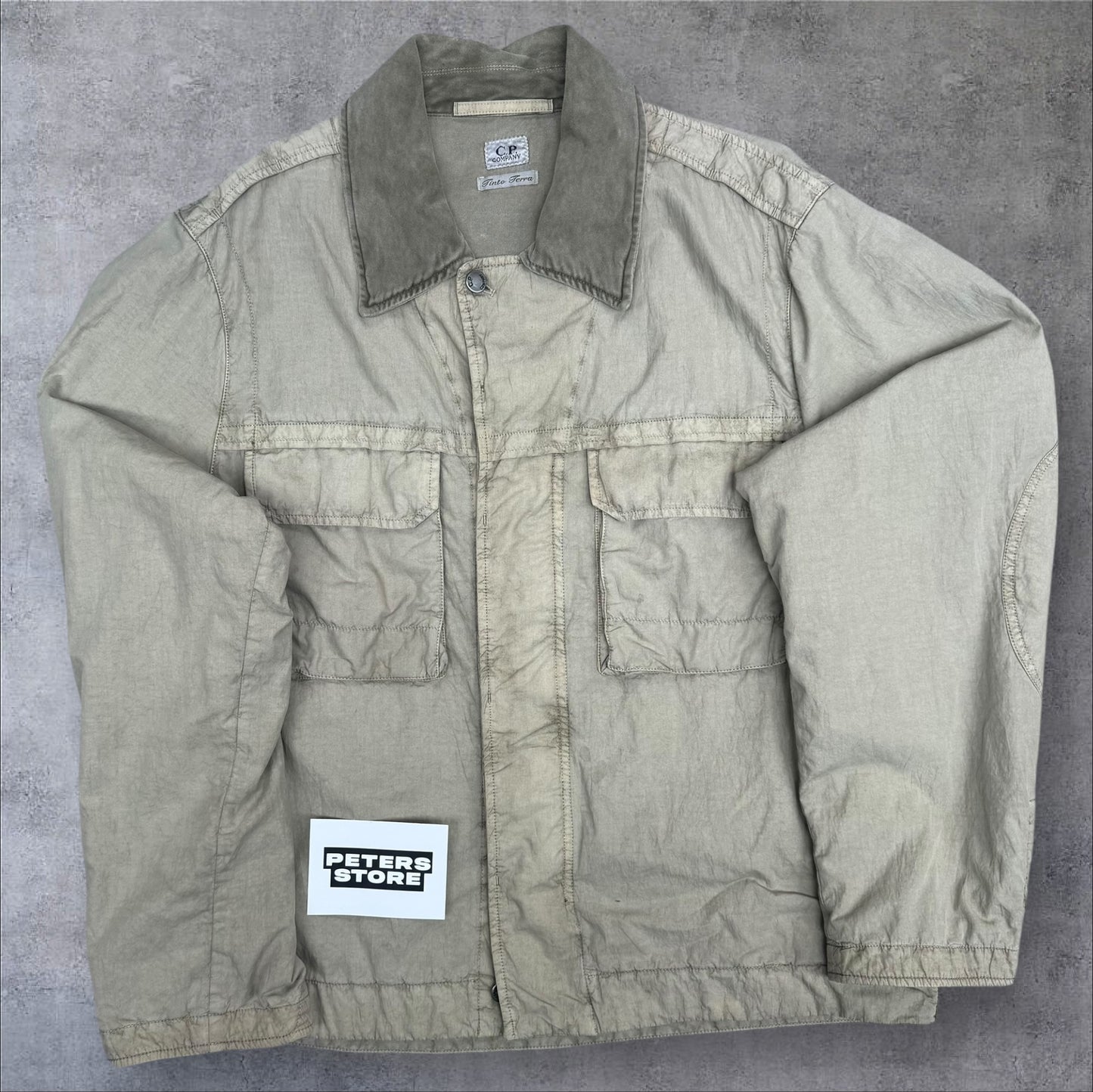 C.P. Company Tinto Terra Jacket Stone XXL RRP £350+