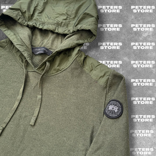 Canada Goose Merino Knit Hoody close up
