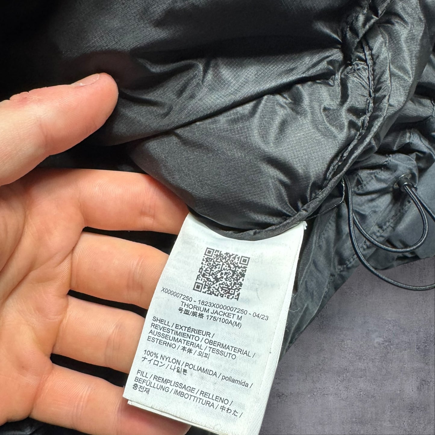 Arcteryx Thorium Puffer Jacket Men’s Medium 2023 RRP £380