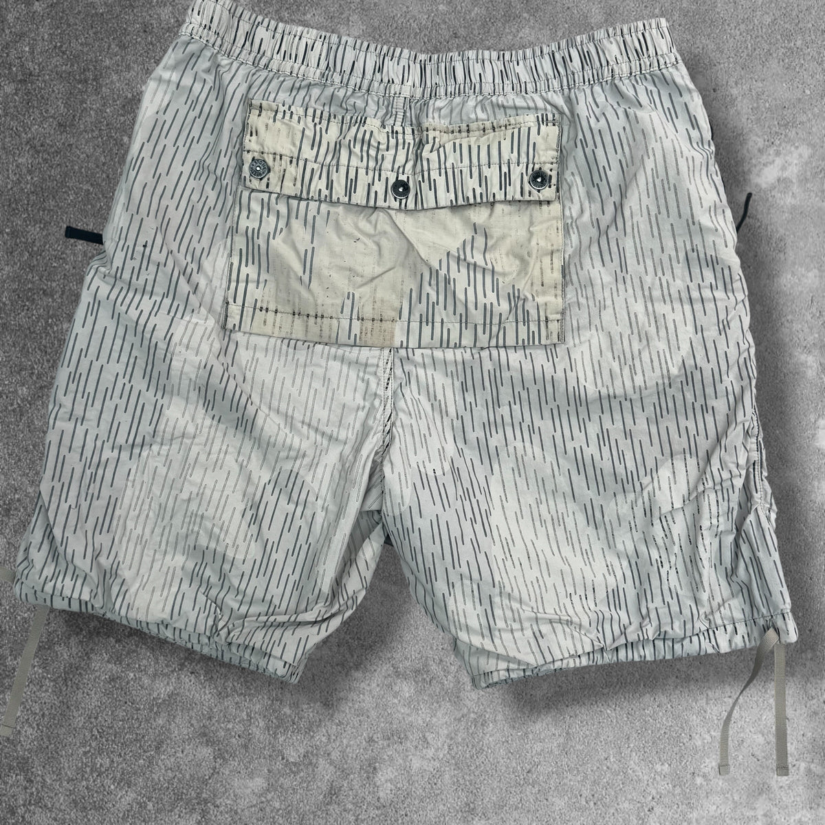 Stone Island Rain Camo Cargo Shorts 32W Rare RRP £285