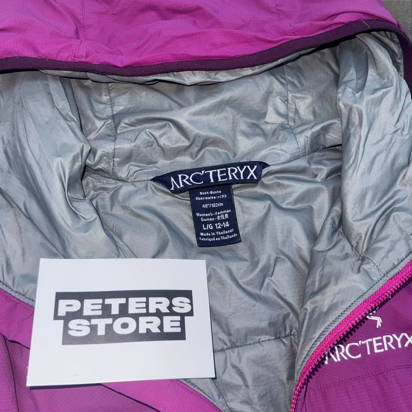Arc’teryx Atom Hoody Purple Women’s Large RRP £230+