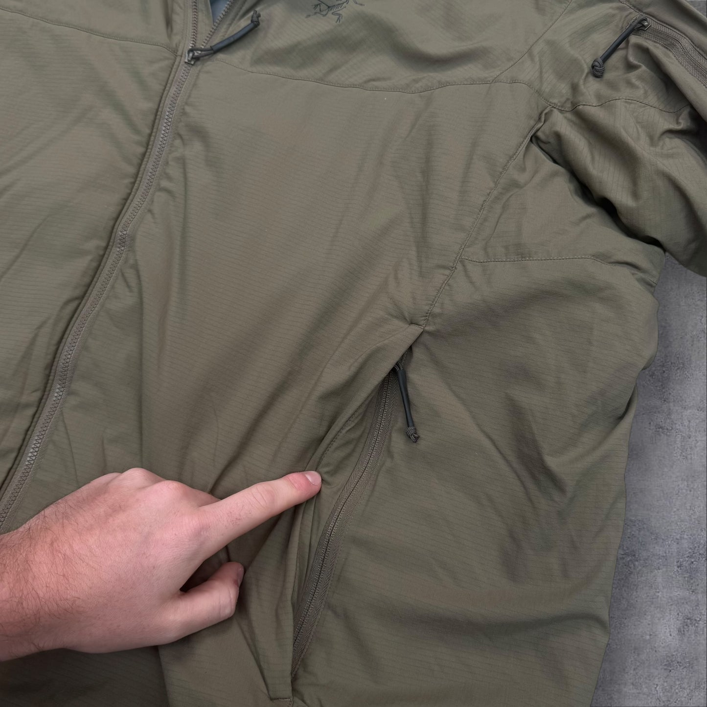 Arc’teryx LEAF Cold WX Atom Jacket Men’s Large Green RRP £600+