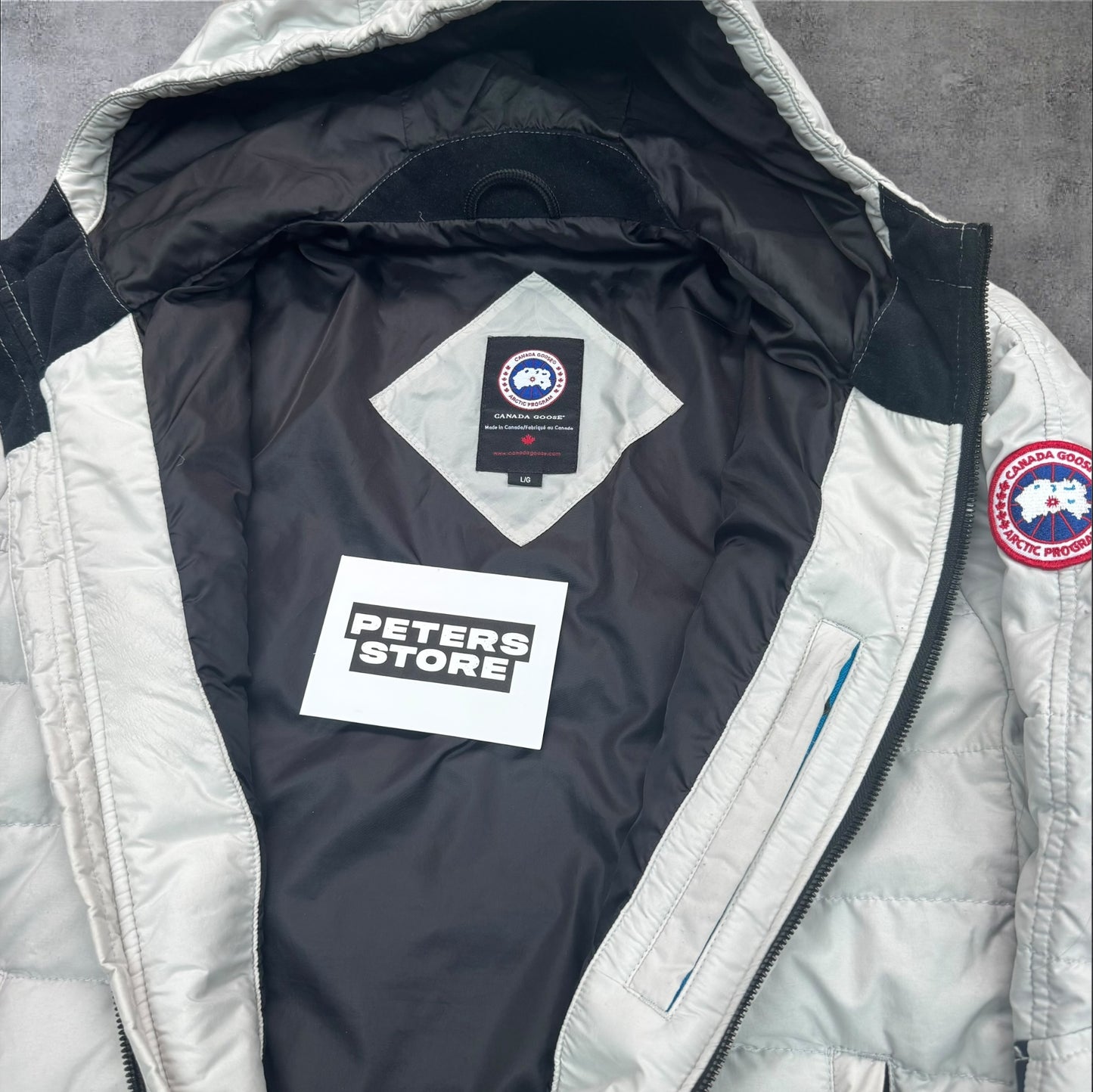 Canada Goose Cabri Hoody Men’s Large White RRP £550+