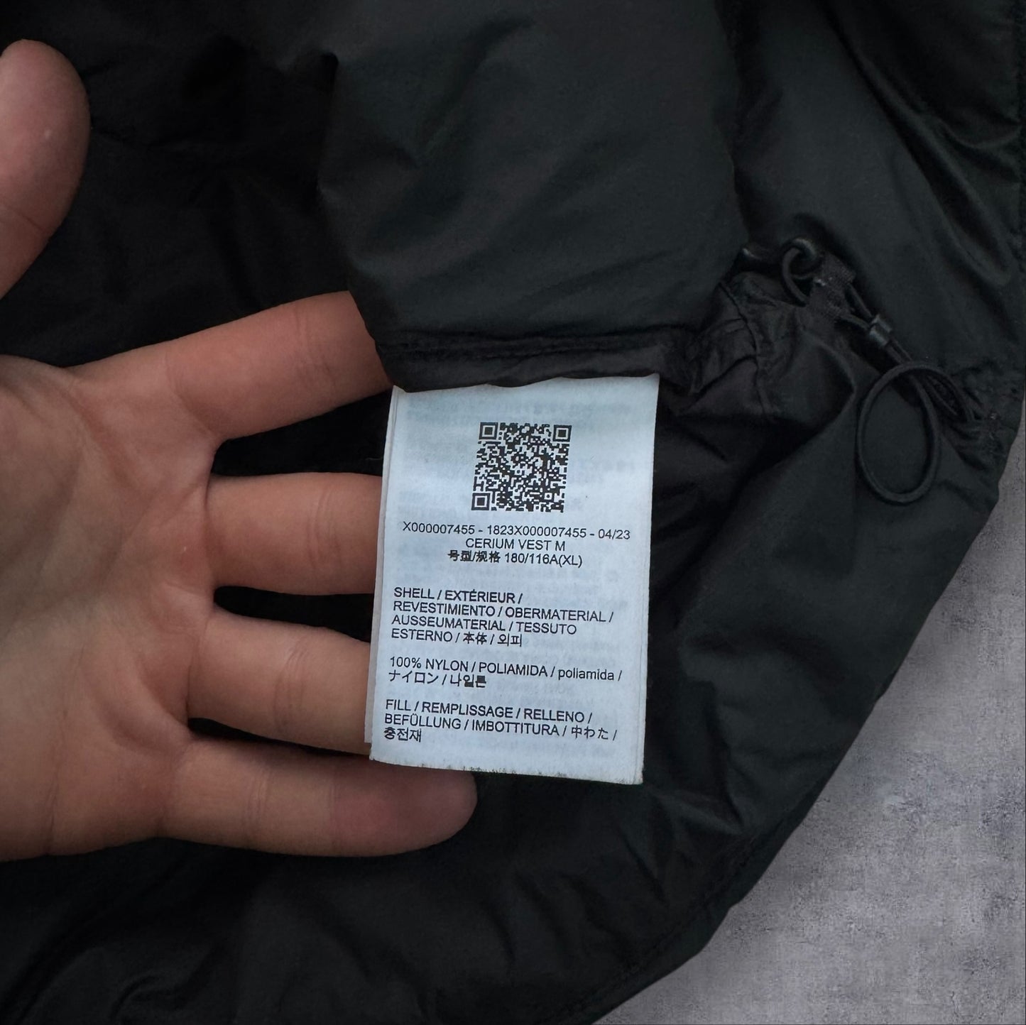 Arcteryx Black Gilet Mens XL RRP £295