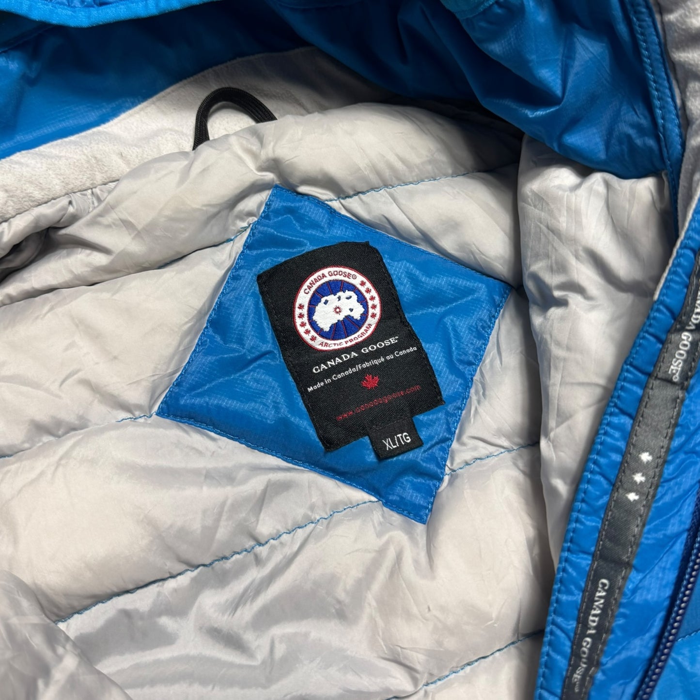 Canada Goose Women’s XL Long Blue Puffer Jacket RRP £695
