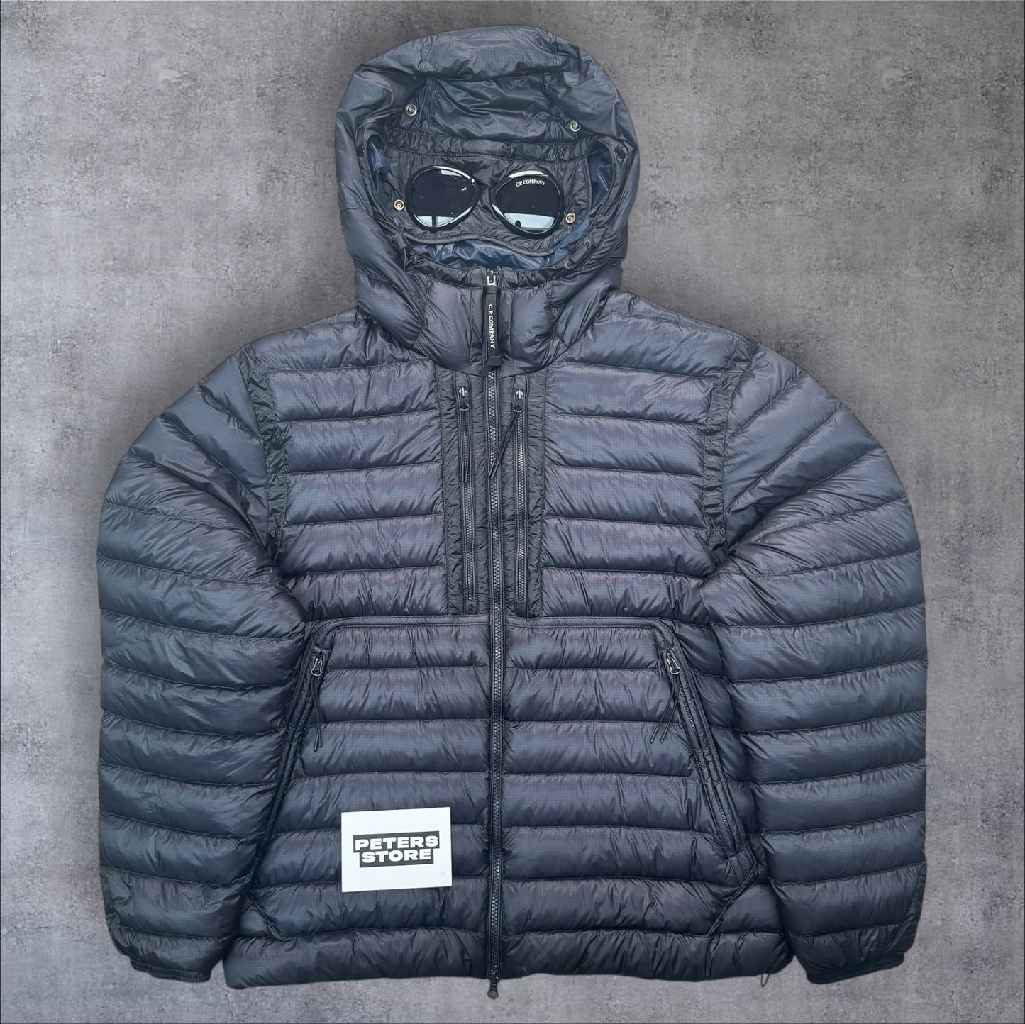 C.P. Company DD Down Goggle Hood Puffer Jacket Size Large RRP £750+