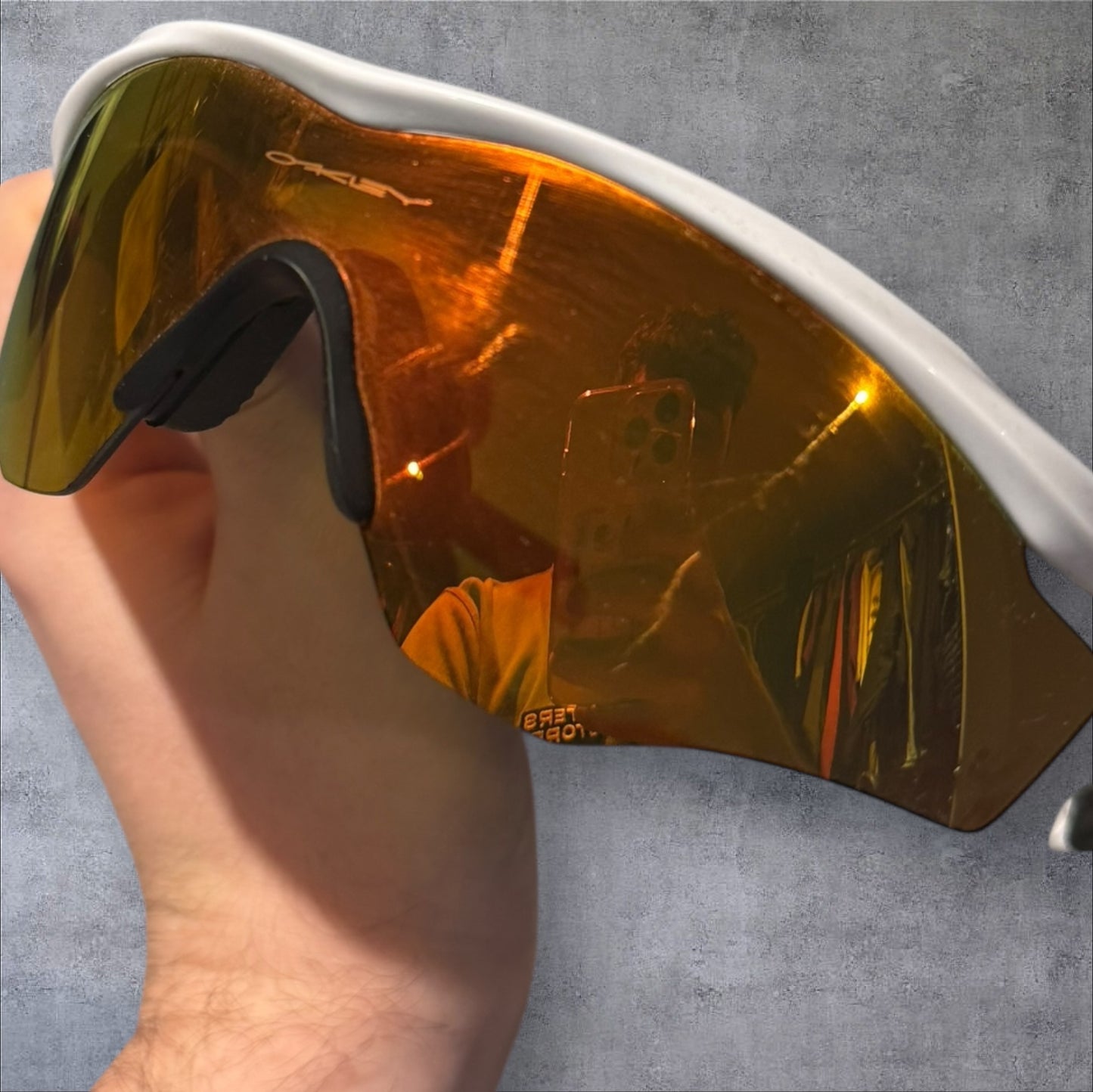 Oakley Encoder Sunglasses Orange Lens RRP £225