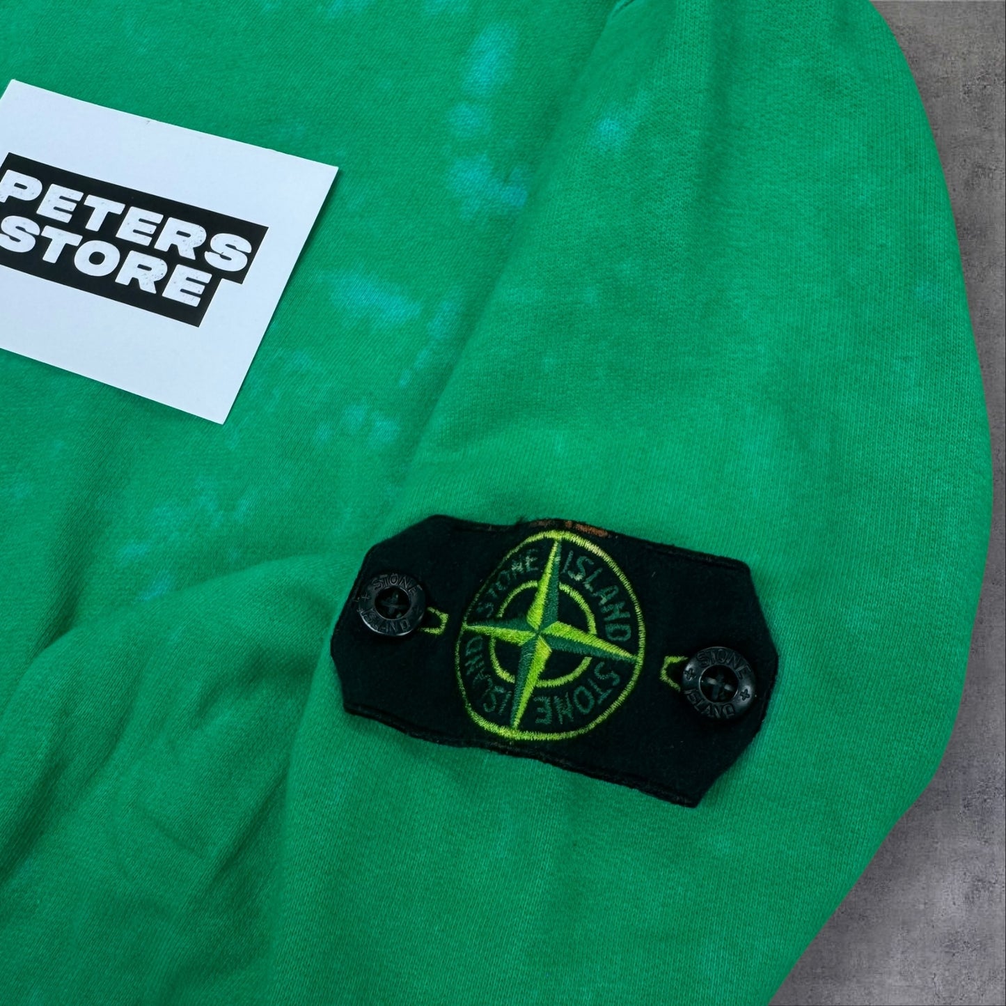 Stone Island Green Acid Wash Sweatshirt 3XL RRP £280+