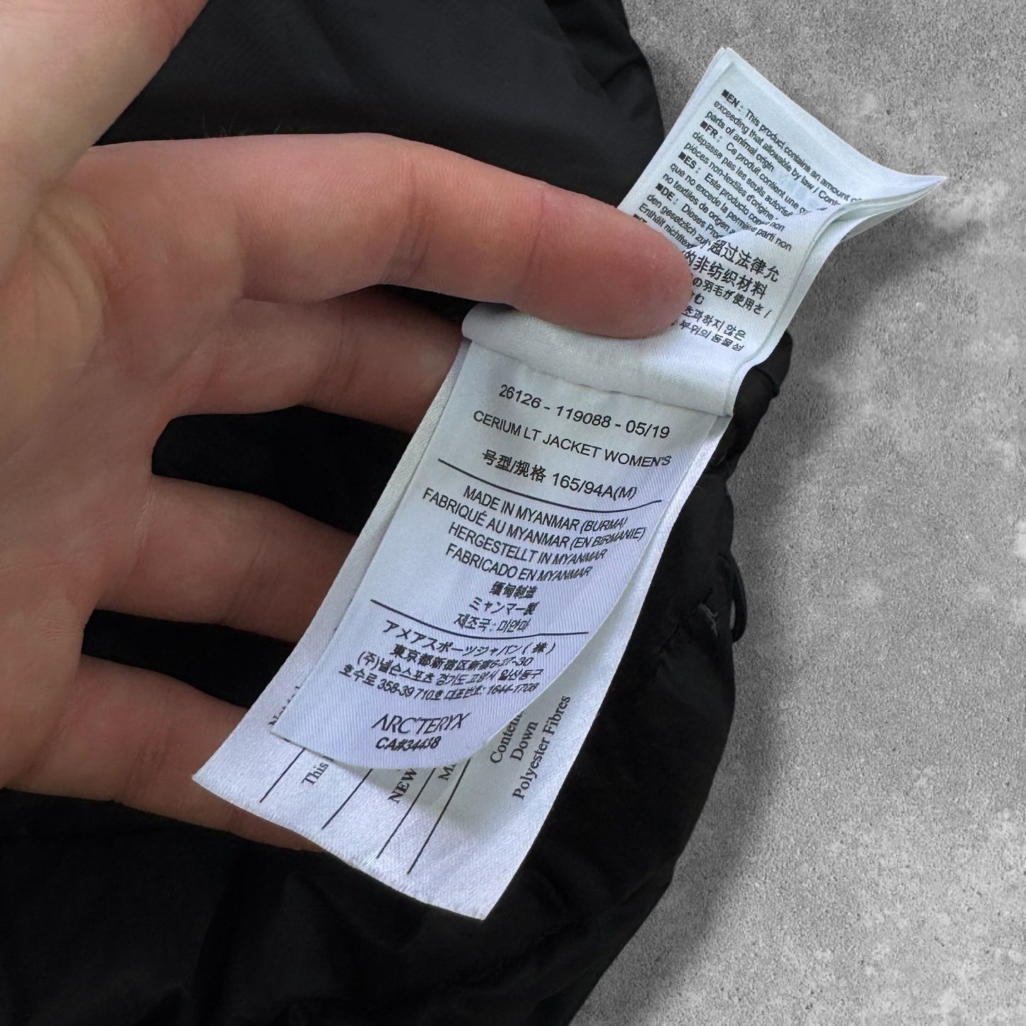 Arc'teryx Cerium Puffer Jacket Women's Medium RRP £380