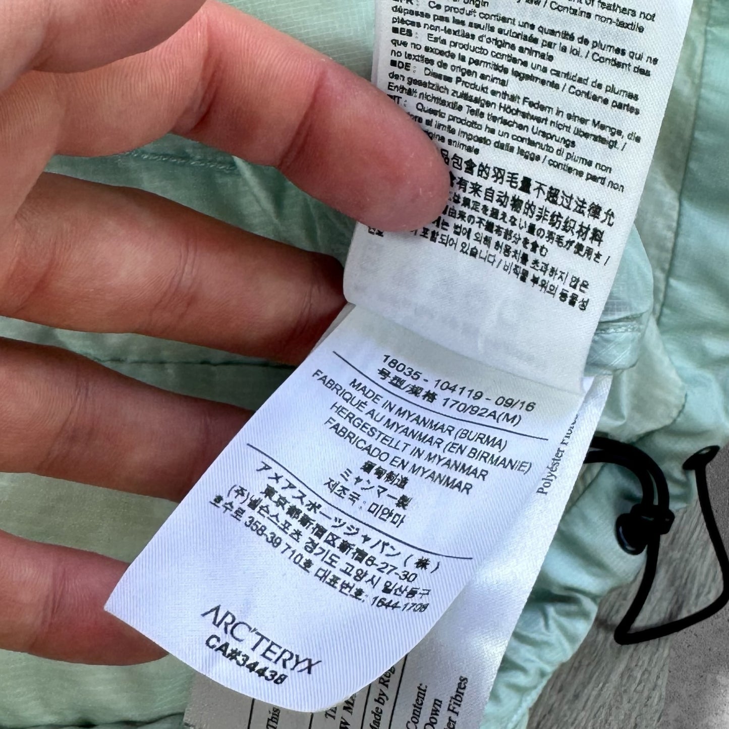 Arc'teryx Cerium Puffer Jacket Women's Medium RRP £380