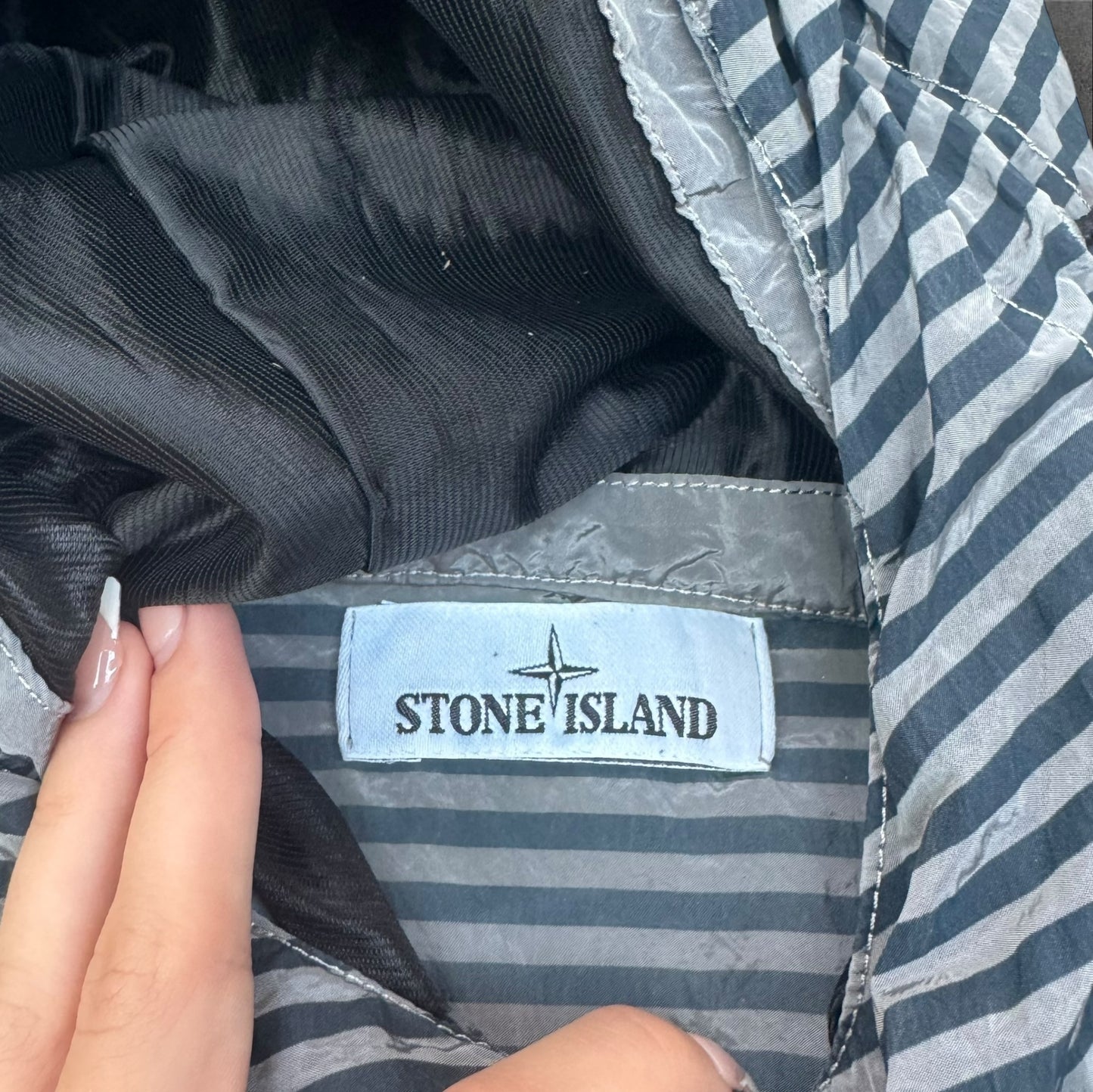 Stone Island Nylon Metal Marina Overshirt Grey Size Large RRP £500+
