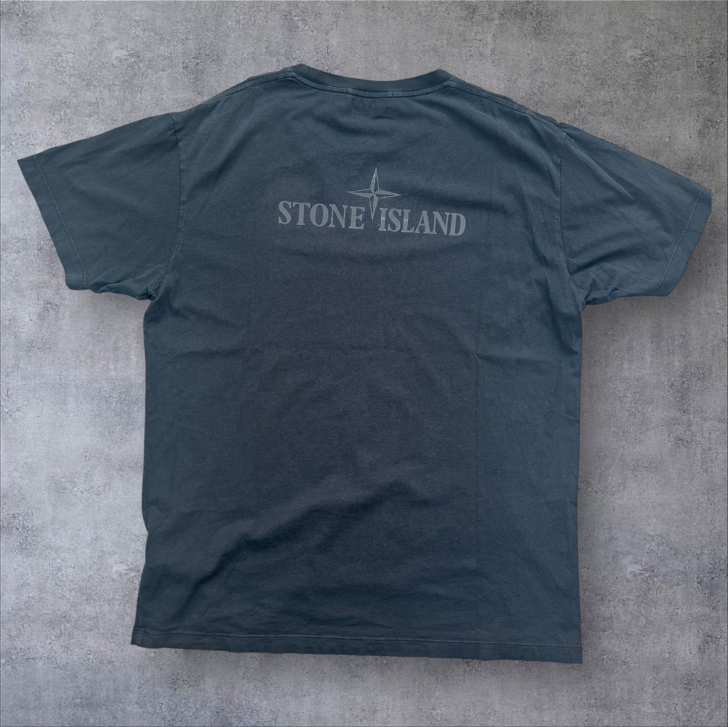 Stone Island T-Shirt Black Compass Logo Size XL RRP £160+