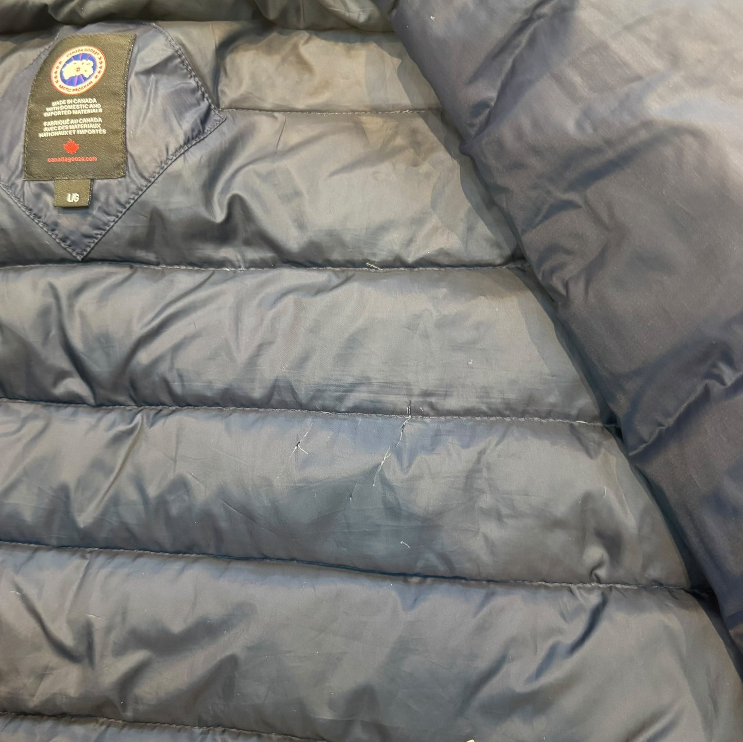 Canada Goose Lodge Jacket Navy Size Large RRP £650+