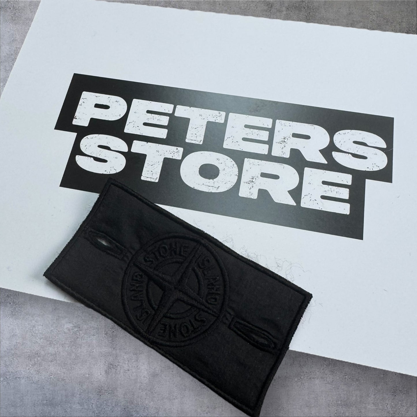 Stone Island Shadow Project Badge Black