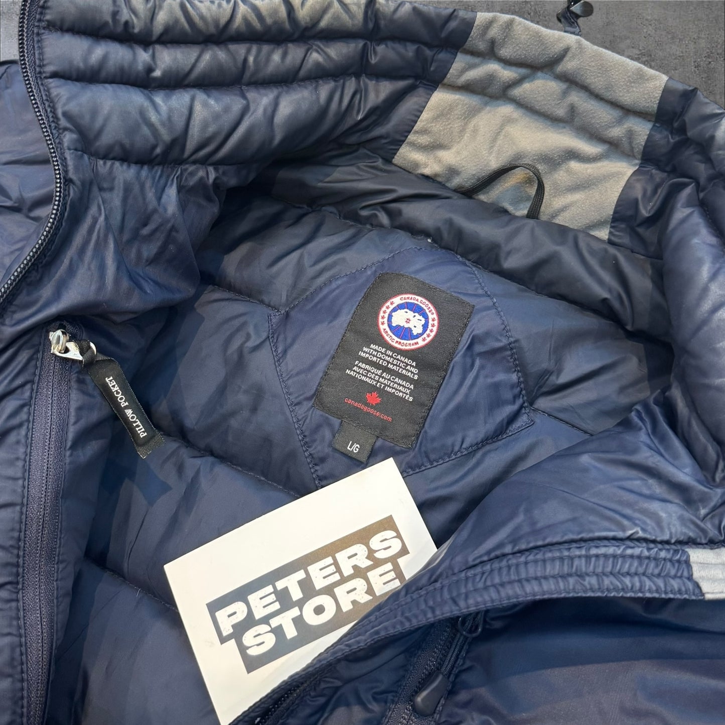 Canada Goose Lodge Jacket Navy Size Large RRP £650+