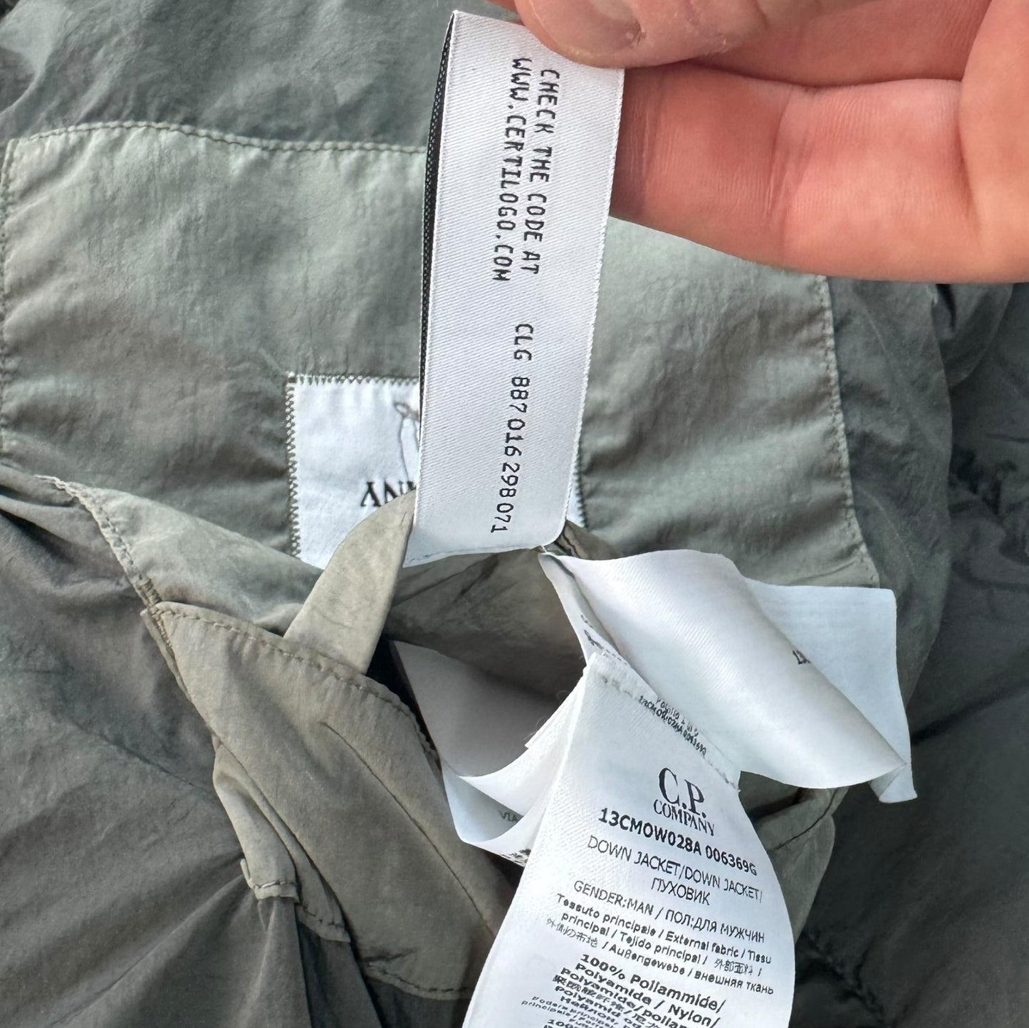 CP Company Eco-Chrome R Puffer Jacket Size Large RRP £650+