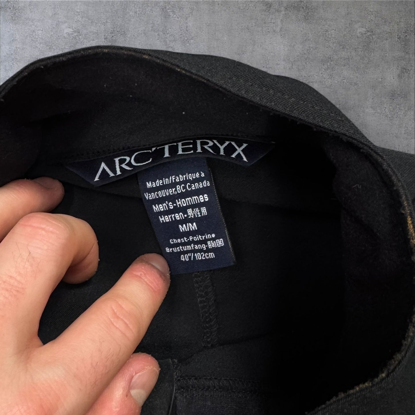 Arcteryx Gamma Softshell Mens Medium Logo Fade RRP £200