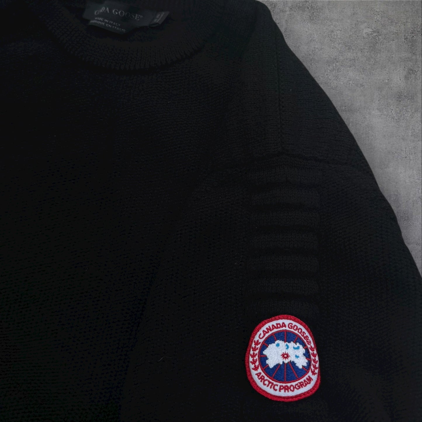 Canada Goose Patterson Merino Wool Knit Jumper XL RRP £450+
